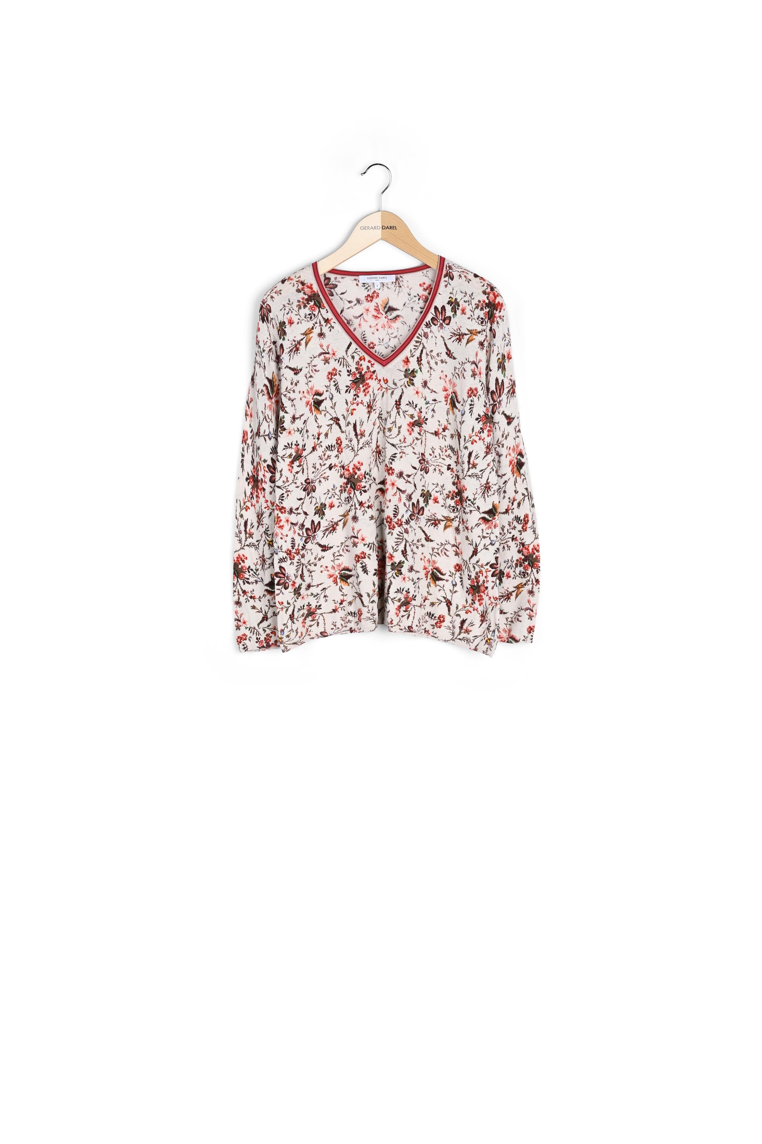 ELECTRA - Pull en lin imprimé Faume - seconde main