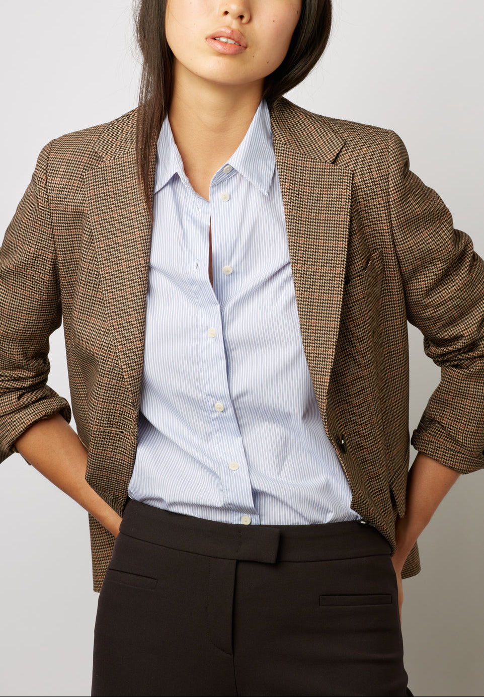 Blazer motif pied-de-puce - NORIANE Faume - seconde main