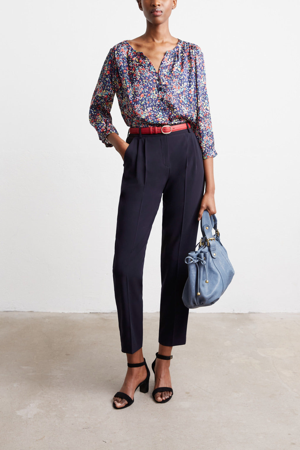 Pantalon classique à pinces - EMILIO Faume - seconde main