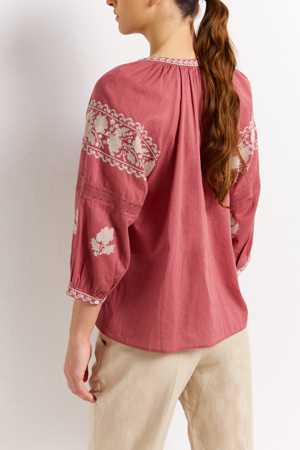 Blouse bohème - CANELLE Faume - seconde main