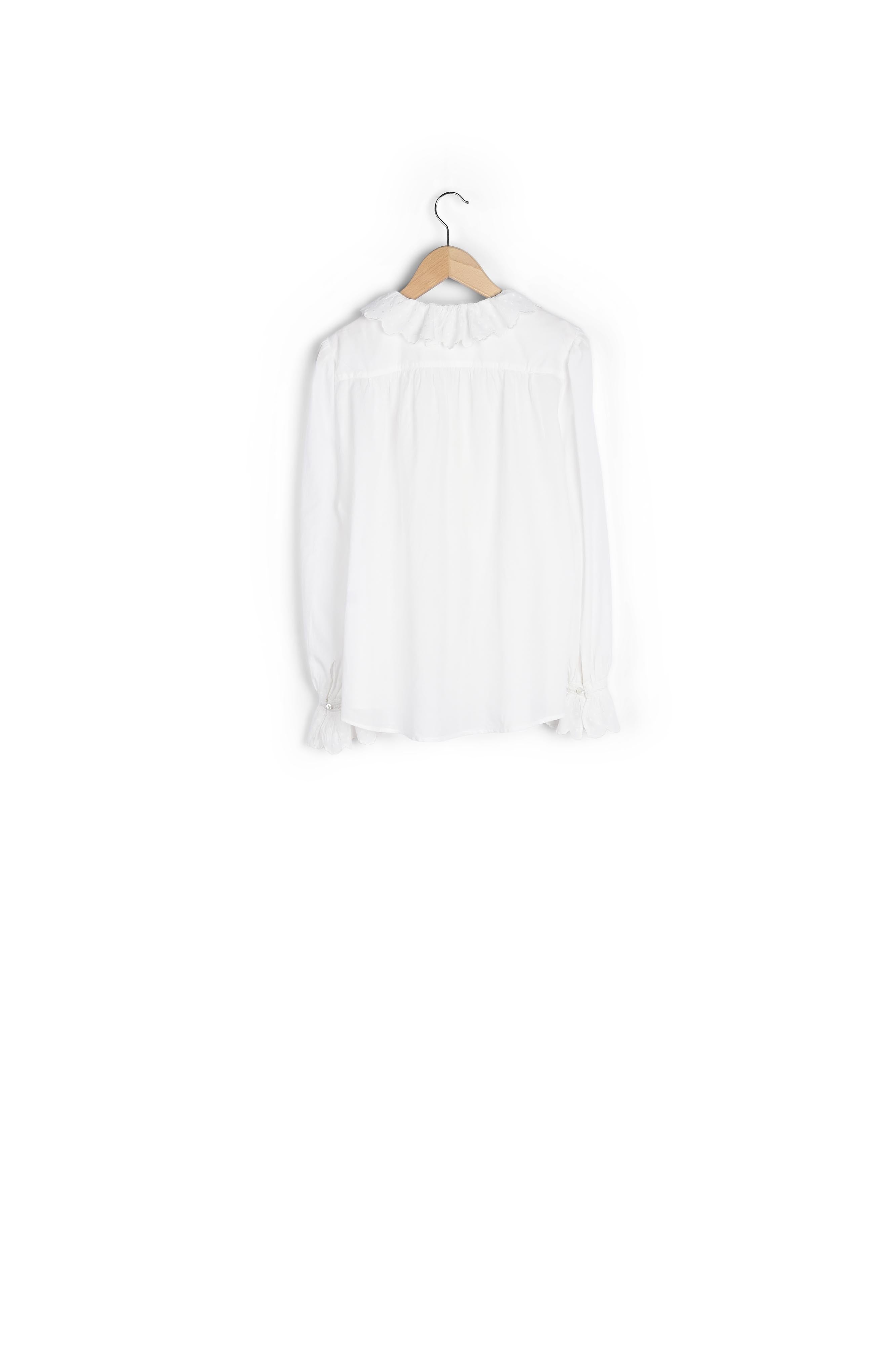 Blouse à détails festonnés - CELESTINE Faume - seconde main