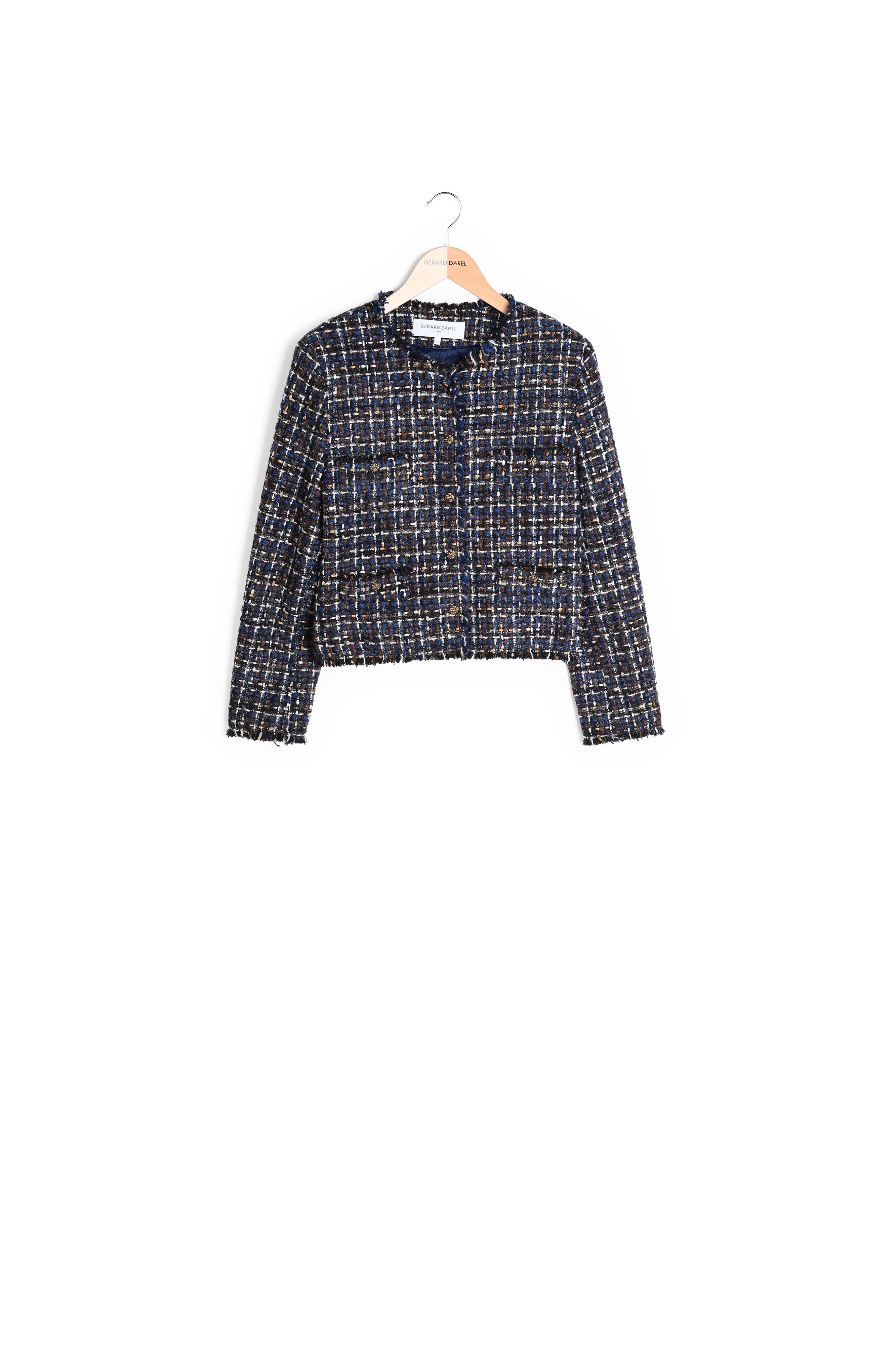 Veste courte en tweed et lurex - NONA Faume - seconde main