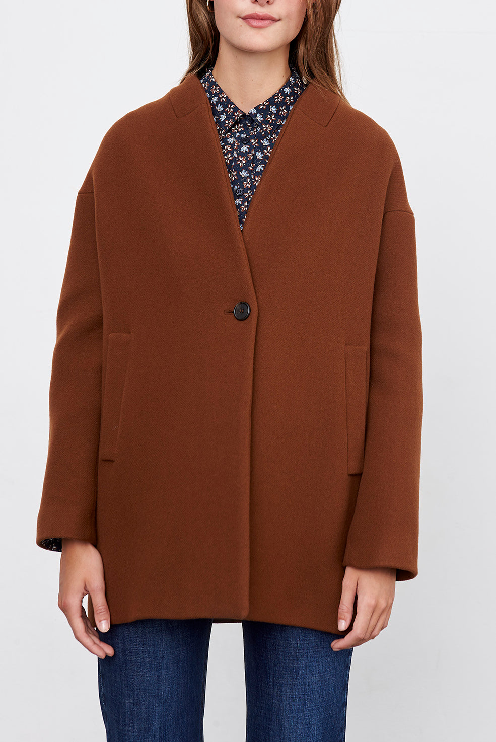 VENUS - Veste laine vierge et cachemire Faume - seconde main