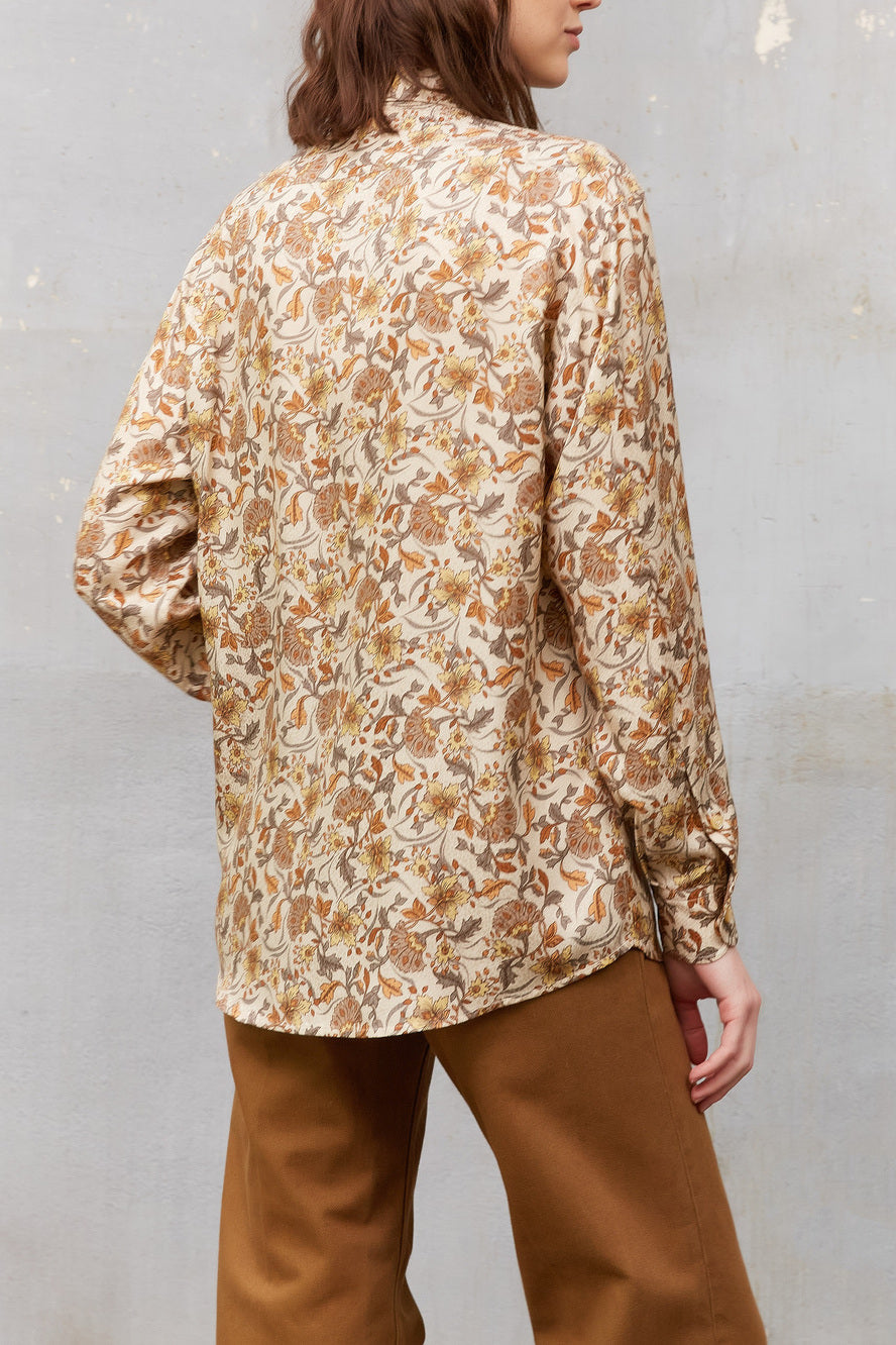 Chemise avec imprimé floral - CLYDE Faume - seconde main