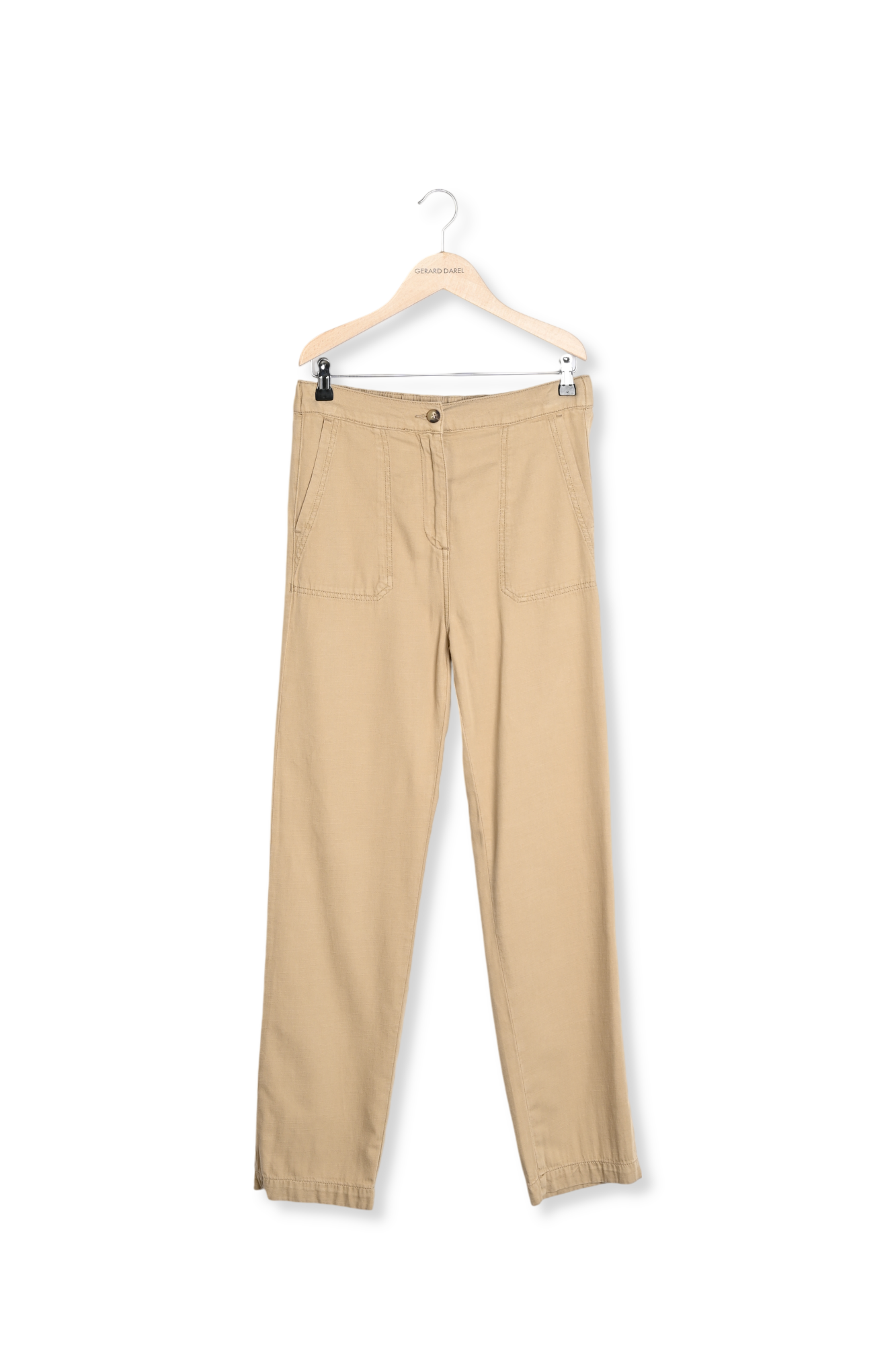 Pantalon droit en coton et lin - LYSEE Faume - seconde main