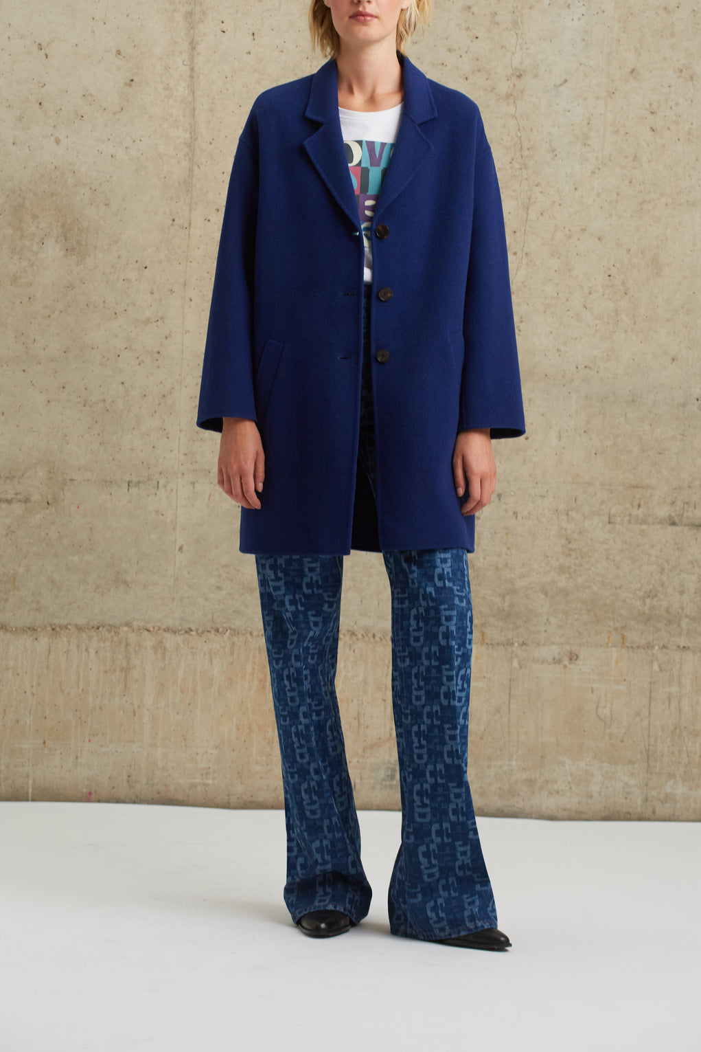 Manteau tailleur en laine - SANSA Faume - seconde main