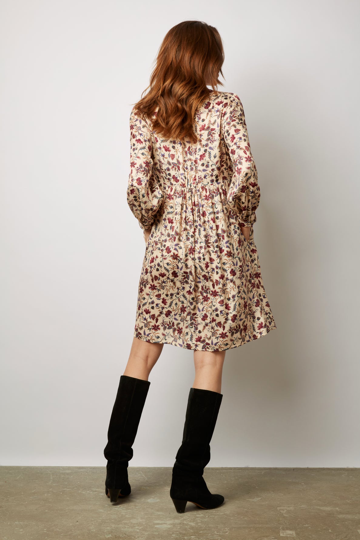 Robe courte à imprimé cachemire - JARRY Faume - seconde main