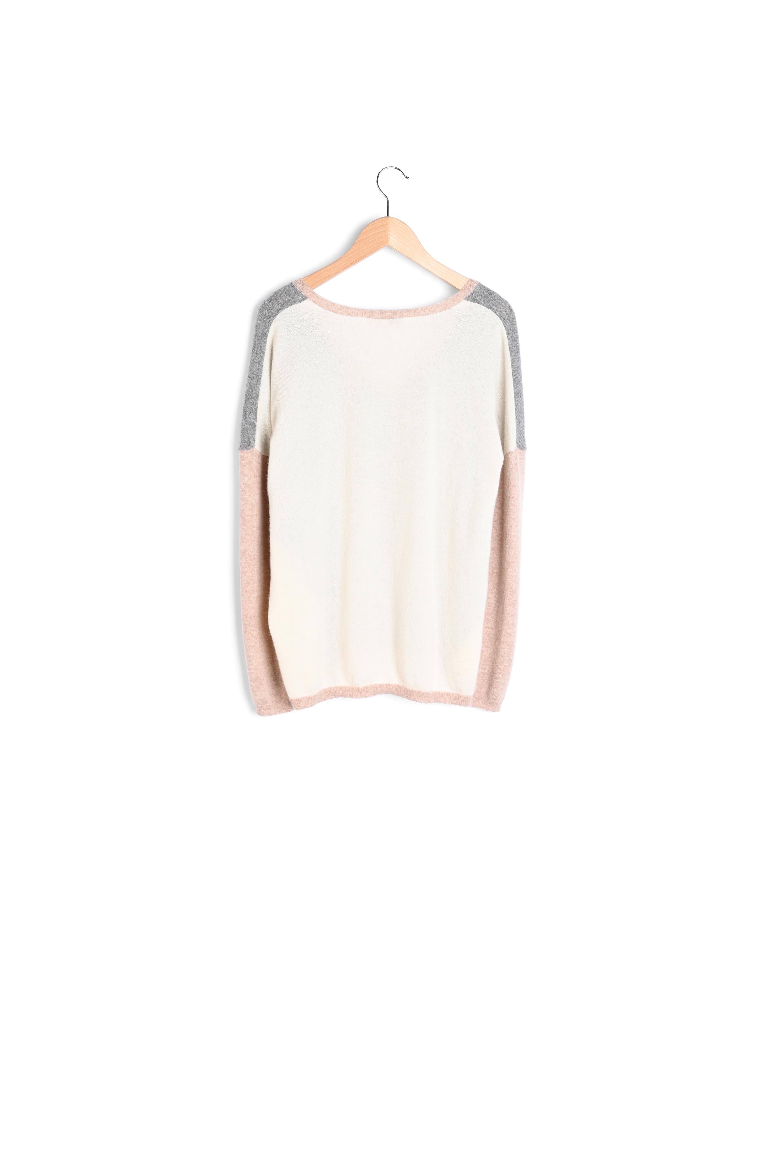 Pull color block en cachemire - LENY Faume - seconde main