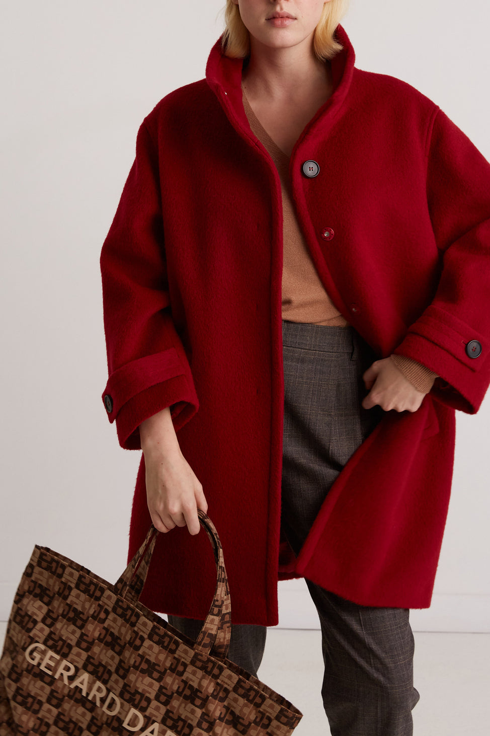 Manteau droit en lainage - SOFIA Faume - seconde main