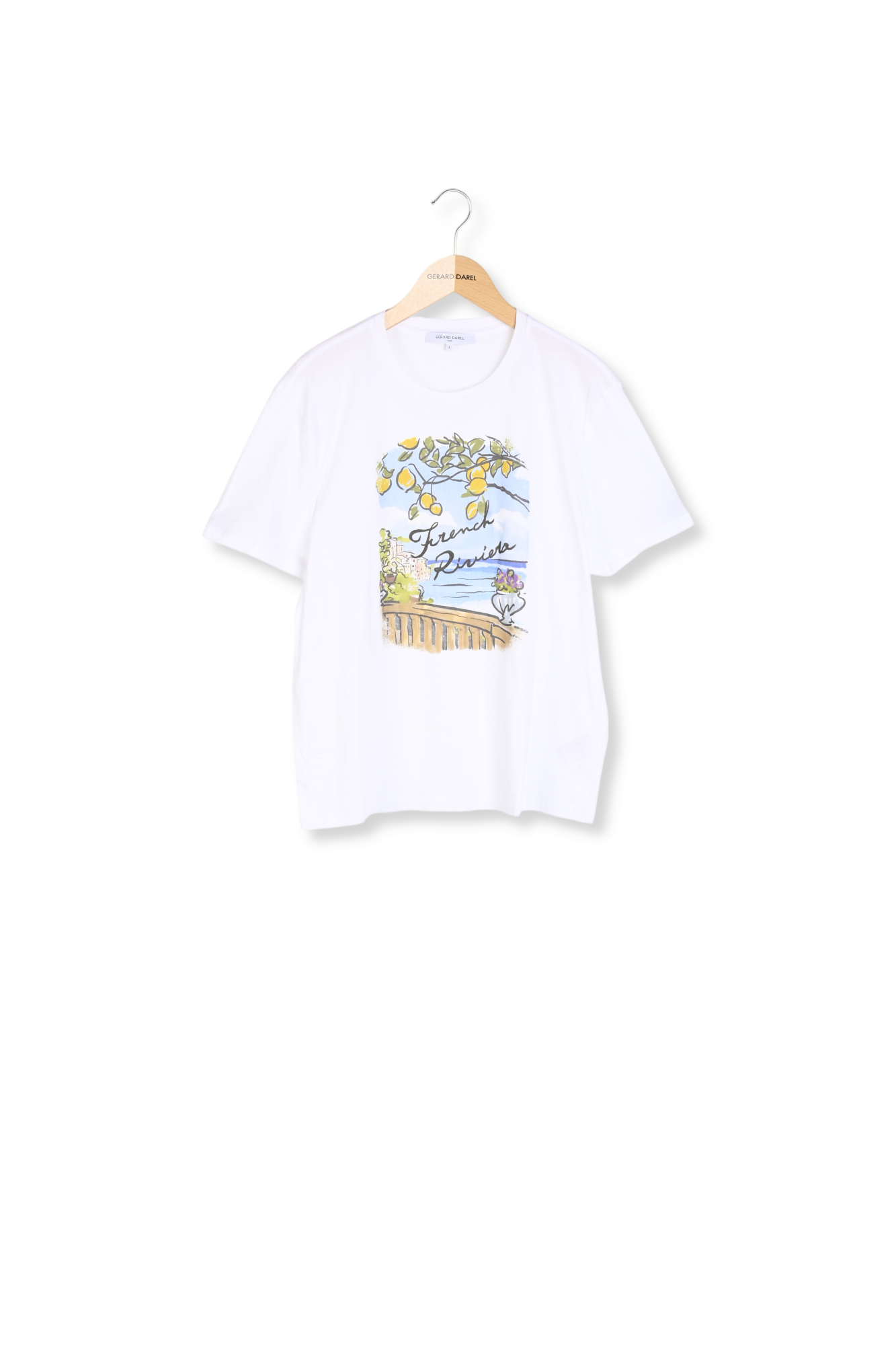 T-shirt sérigraphié en coton - GRACIE Faume - seconde main