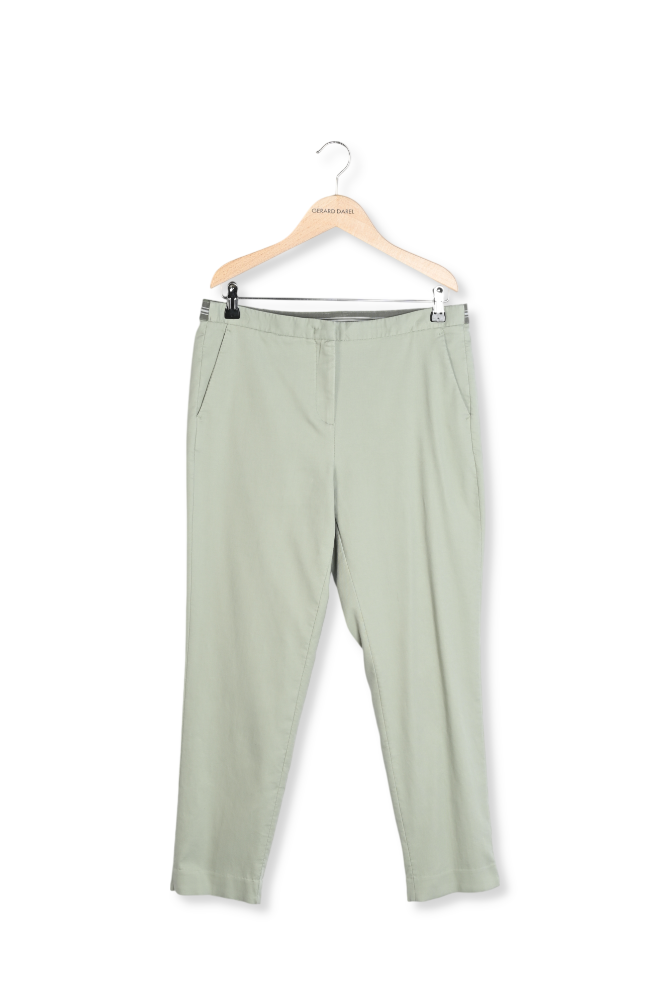 Pantalon droit en coton et dos élastiqué - ELGA Faume - seconde main