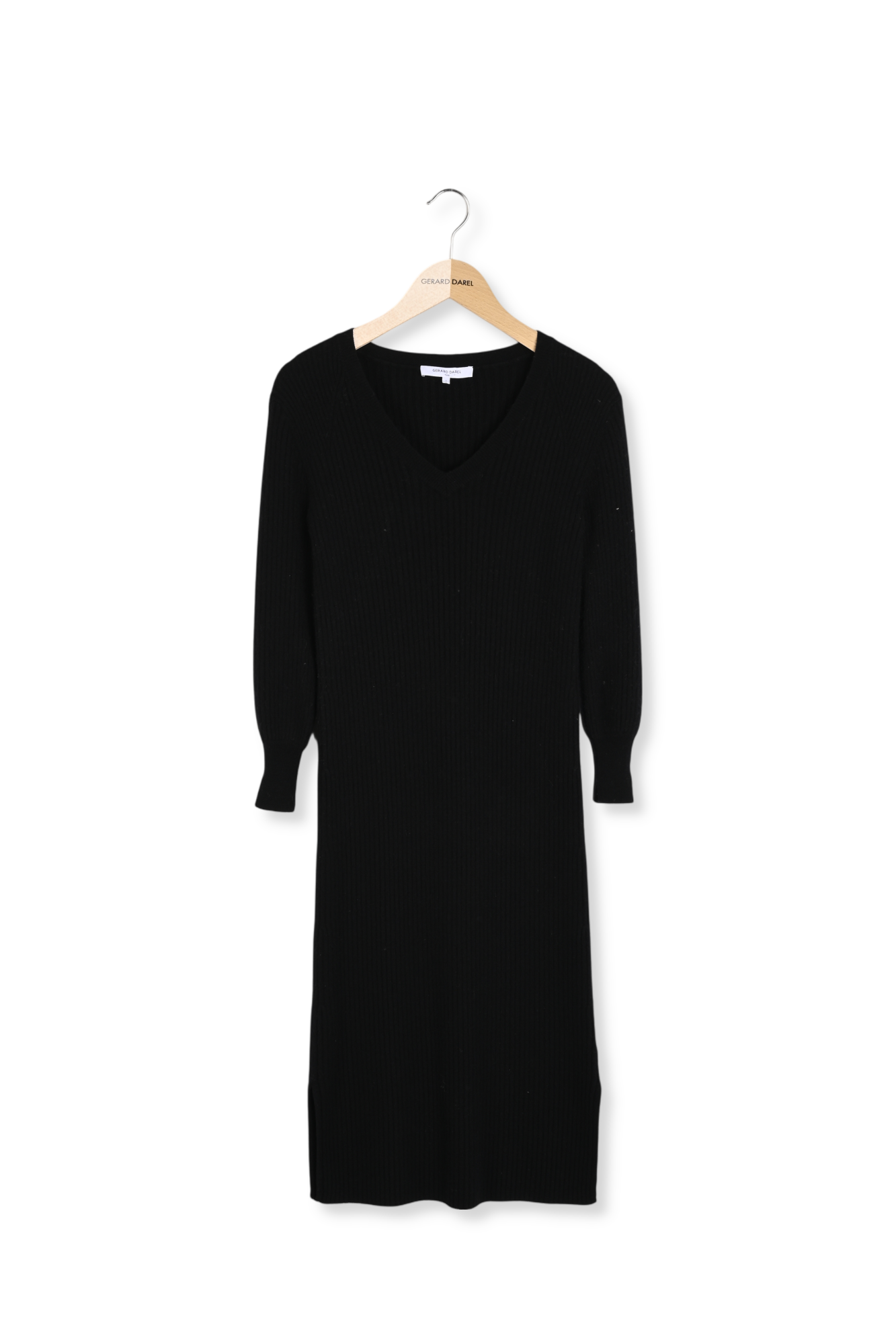 Robe midi en maille côtelée - JACK Faume - seconde main