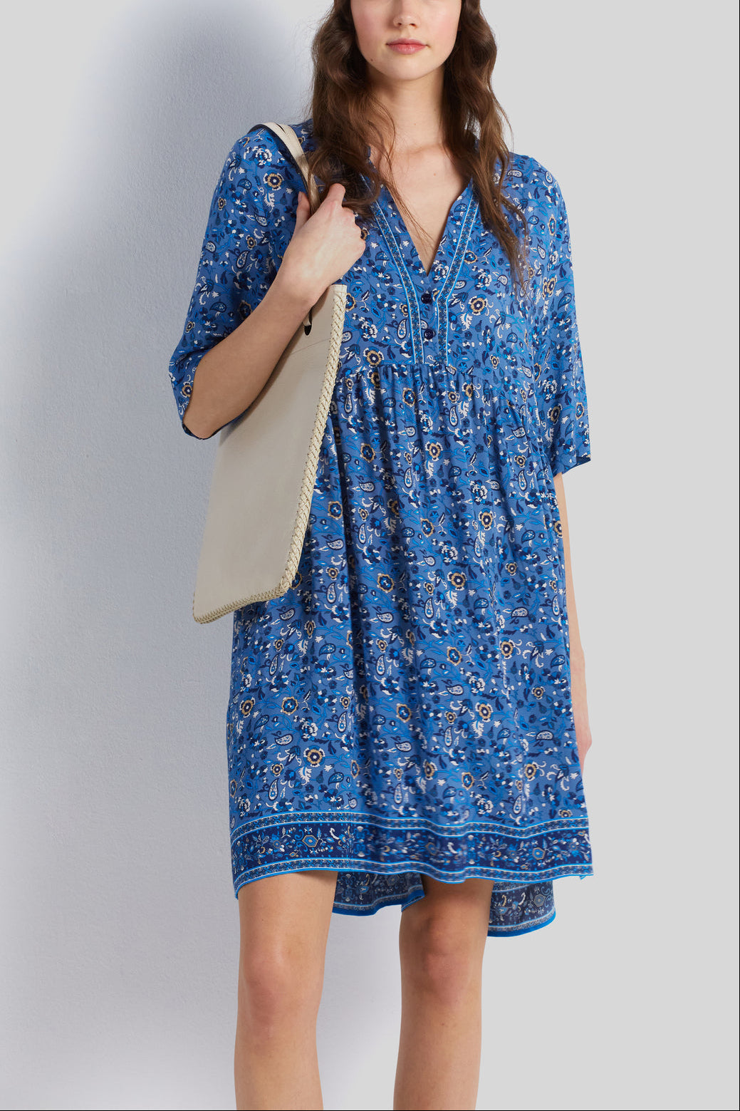 Robe empire à motif - JUDE Faume - seconde main