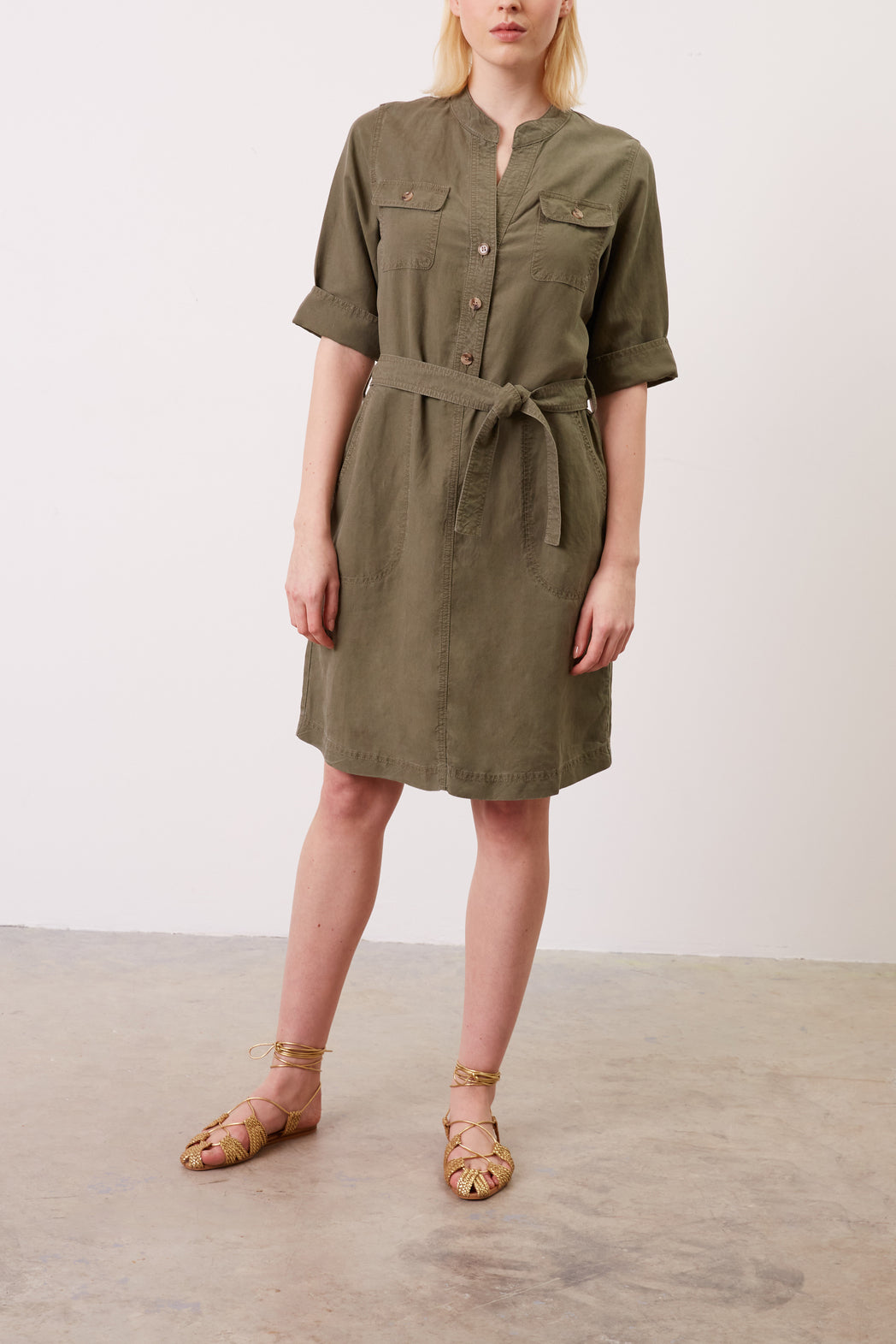 Robe courte saharienne - JORDI Faume - seconde main