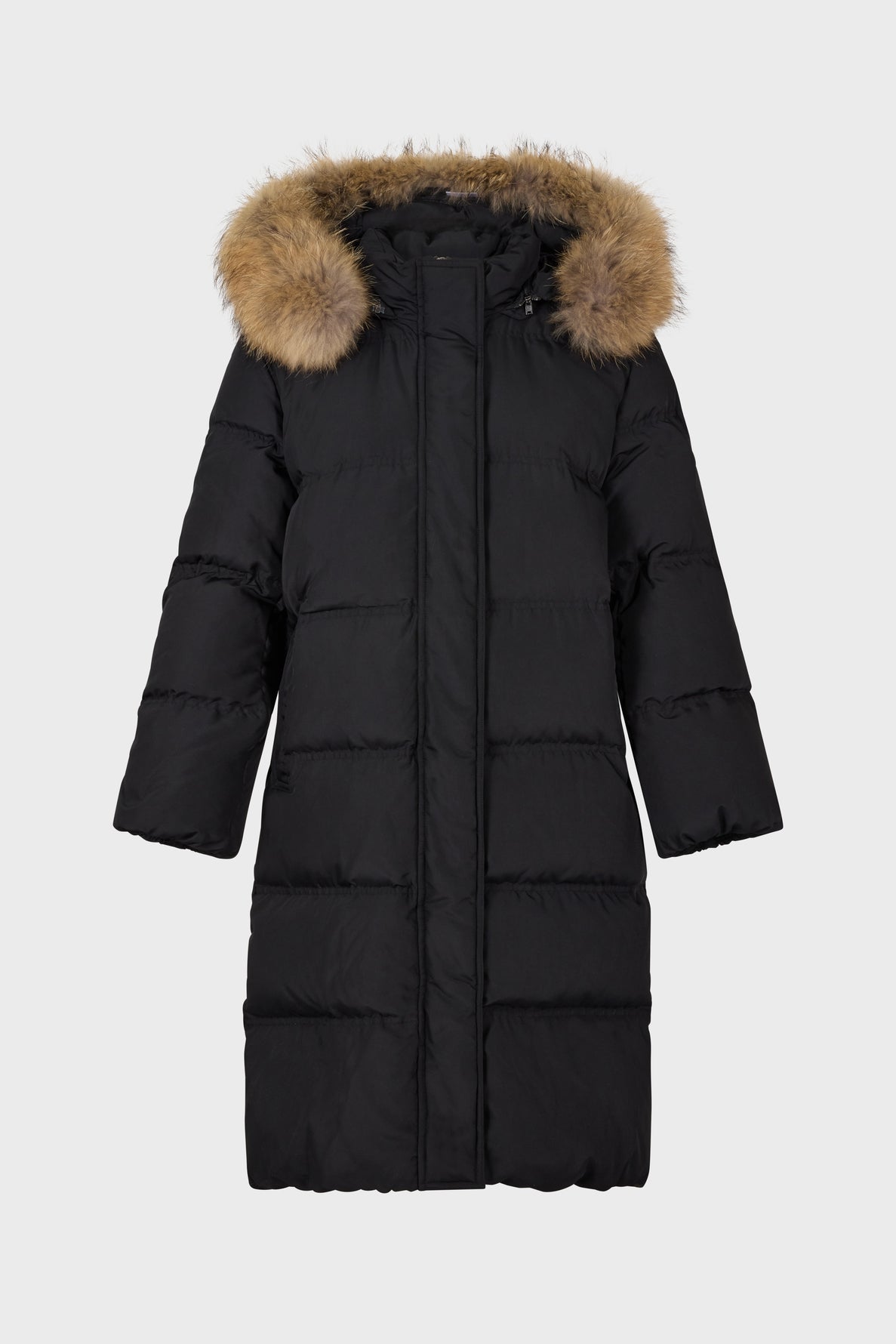 Doudoune longue à capuche amovible - SWENN Faume - seconde main