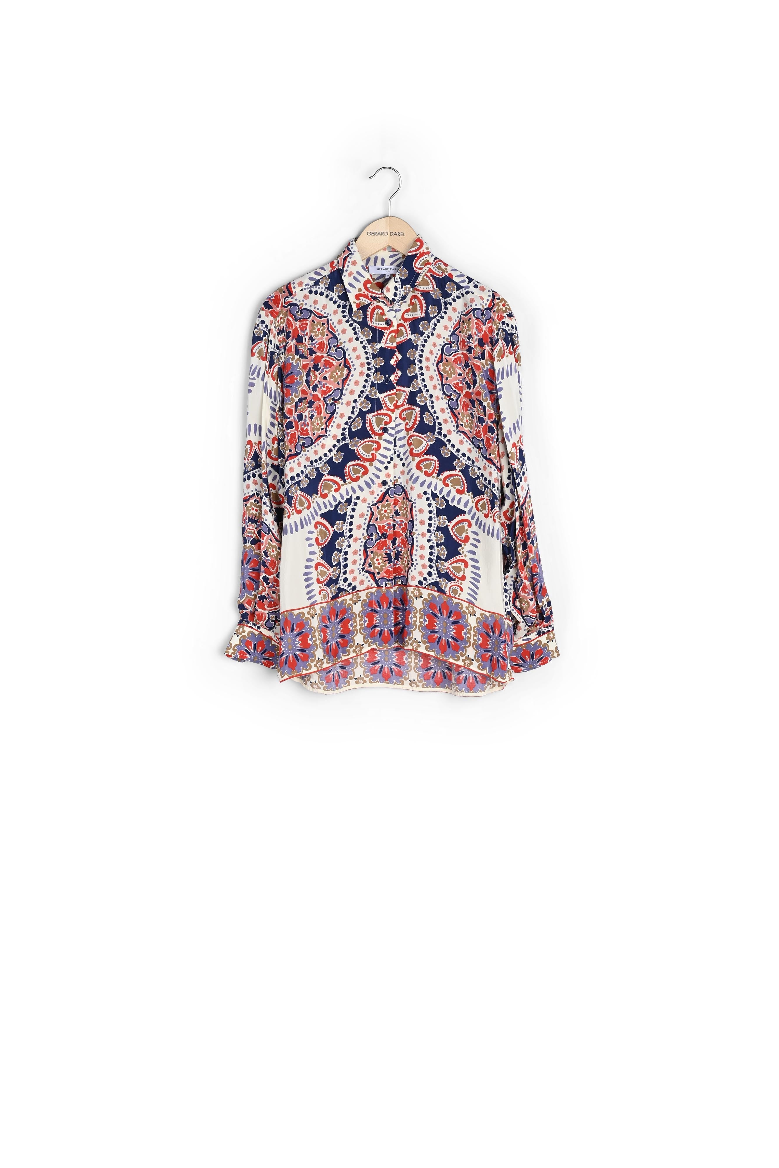 Chemise satinée imprimée - ALYSSA Faume - seconde main