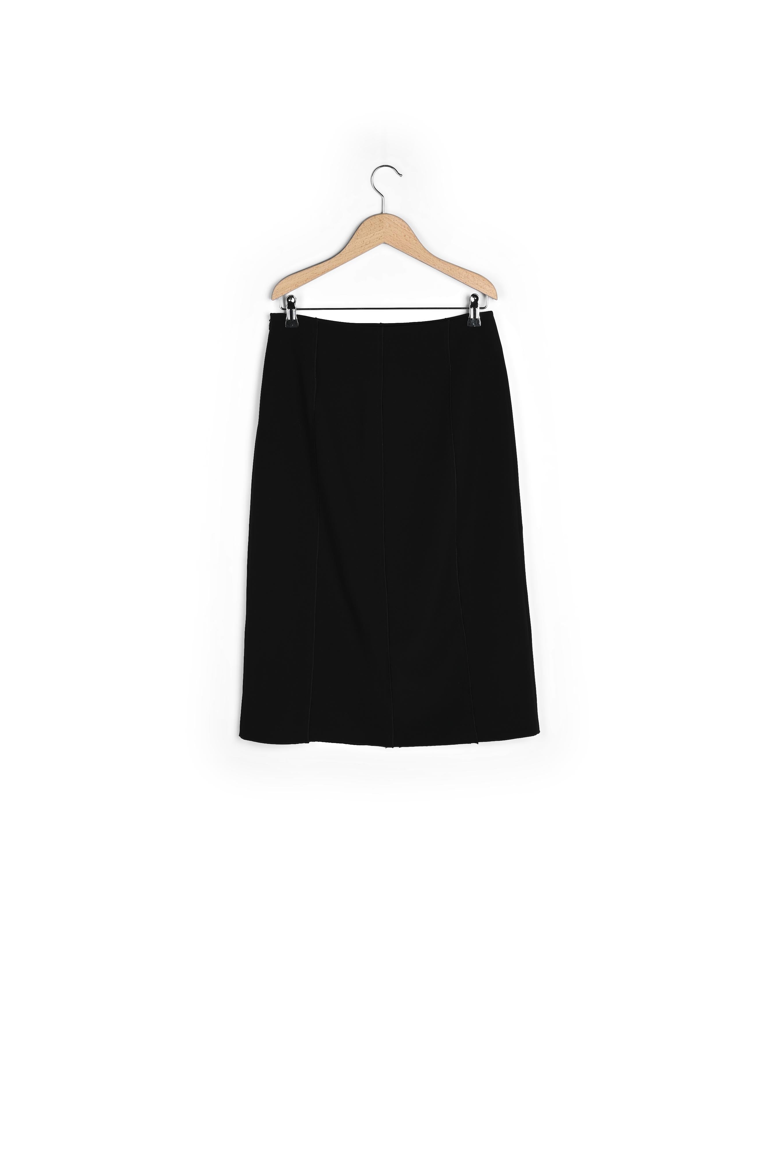 LIVIA - Jupe genoux en crêpe à panneaux Faume - seconde main