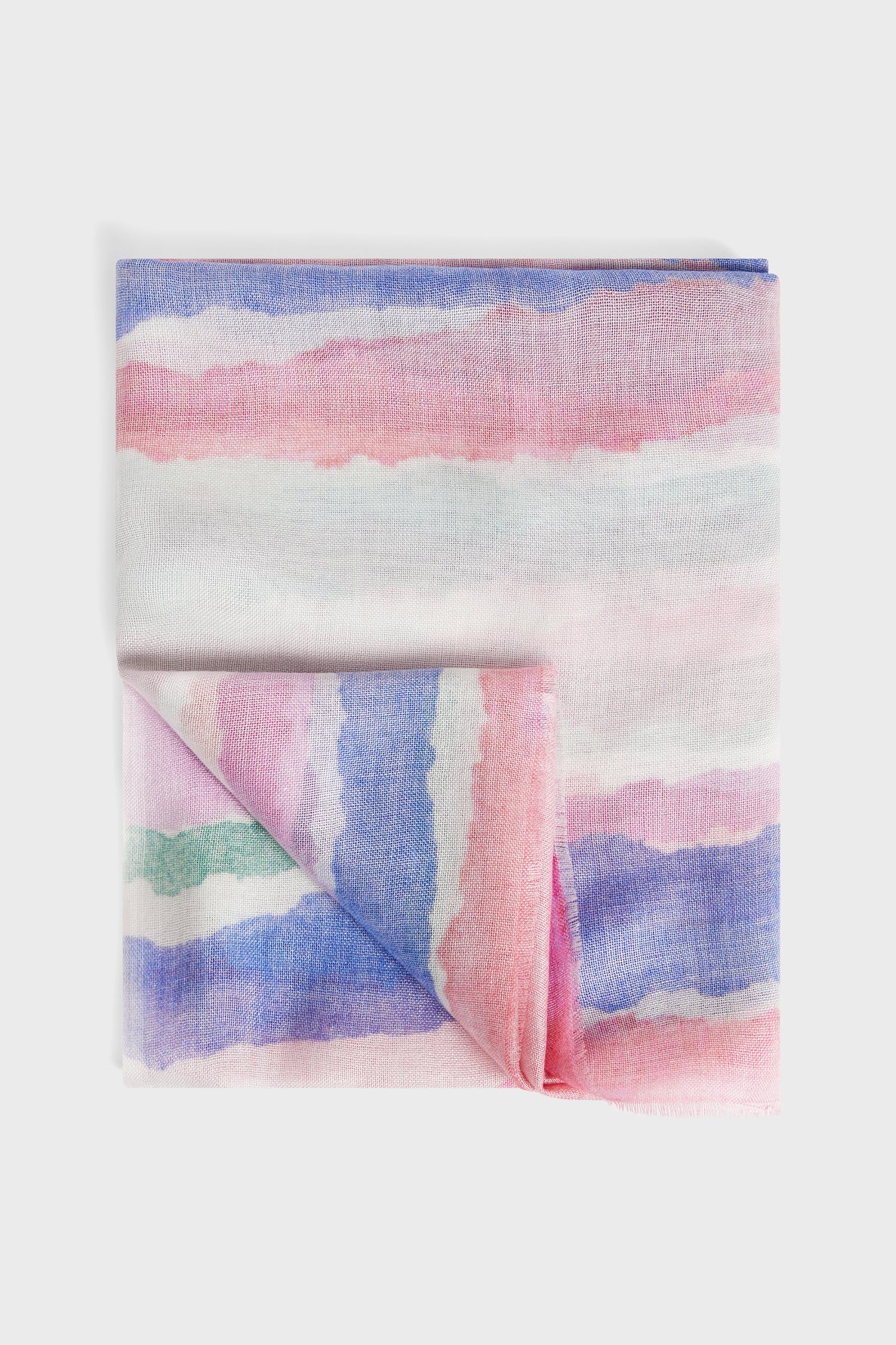 Foulard à rayures multicolores - GWENAEL Faume - seconde main