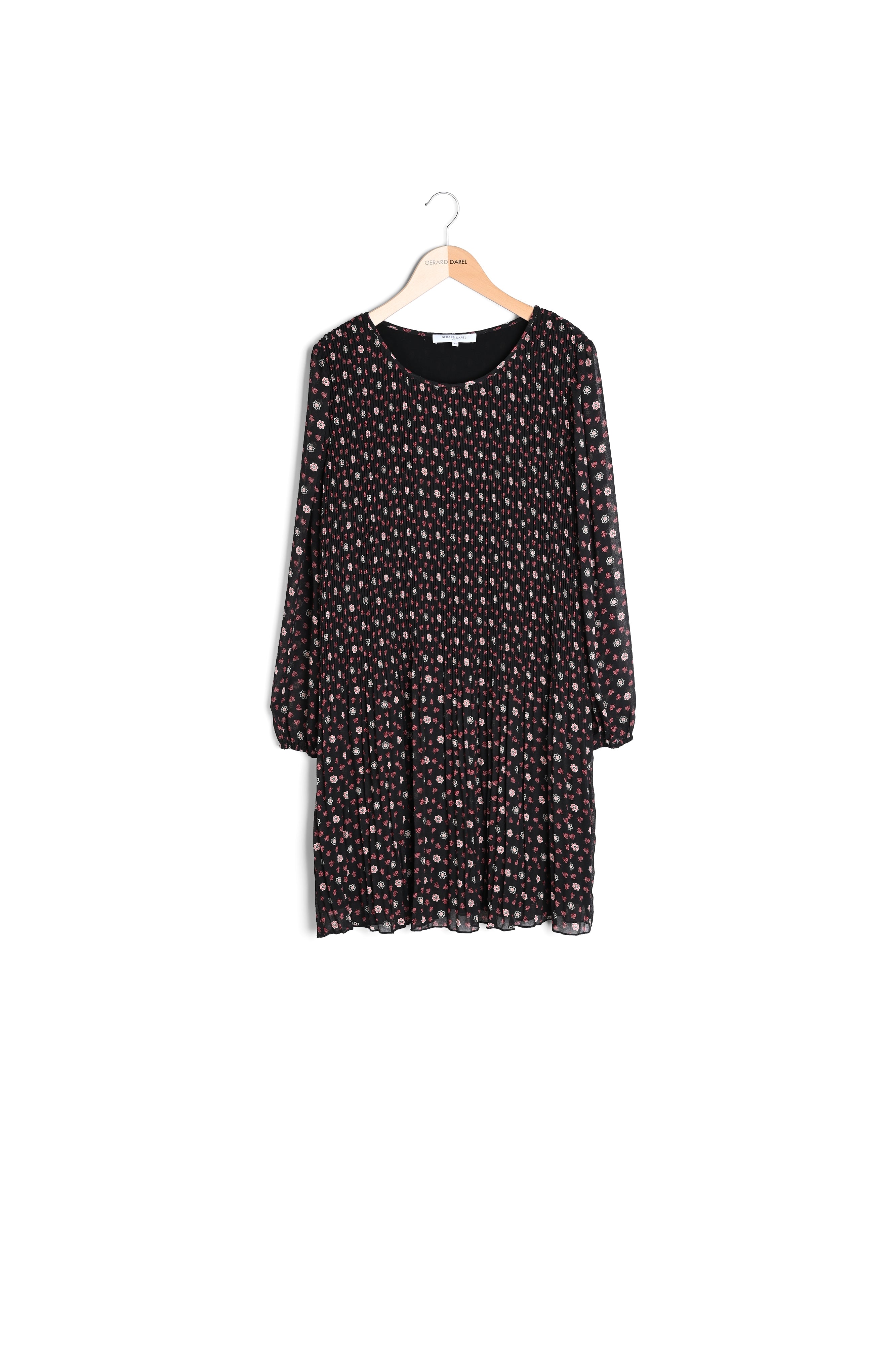 Robe plissée à petites fleurs - JANELLE Faume - seconde main