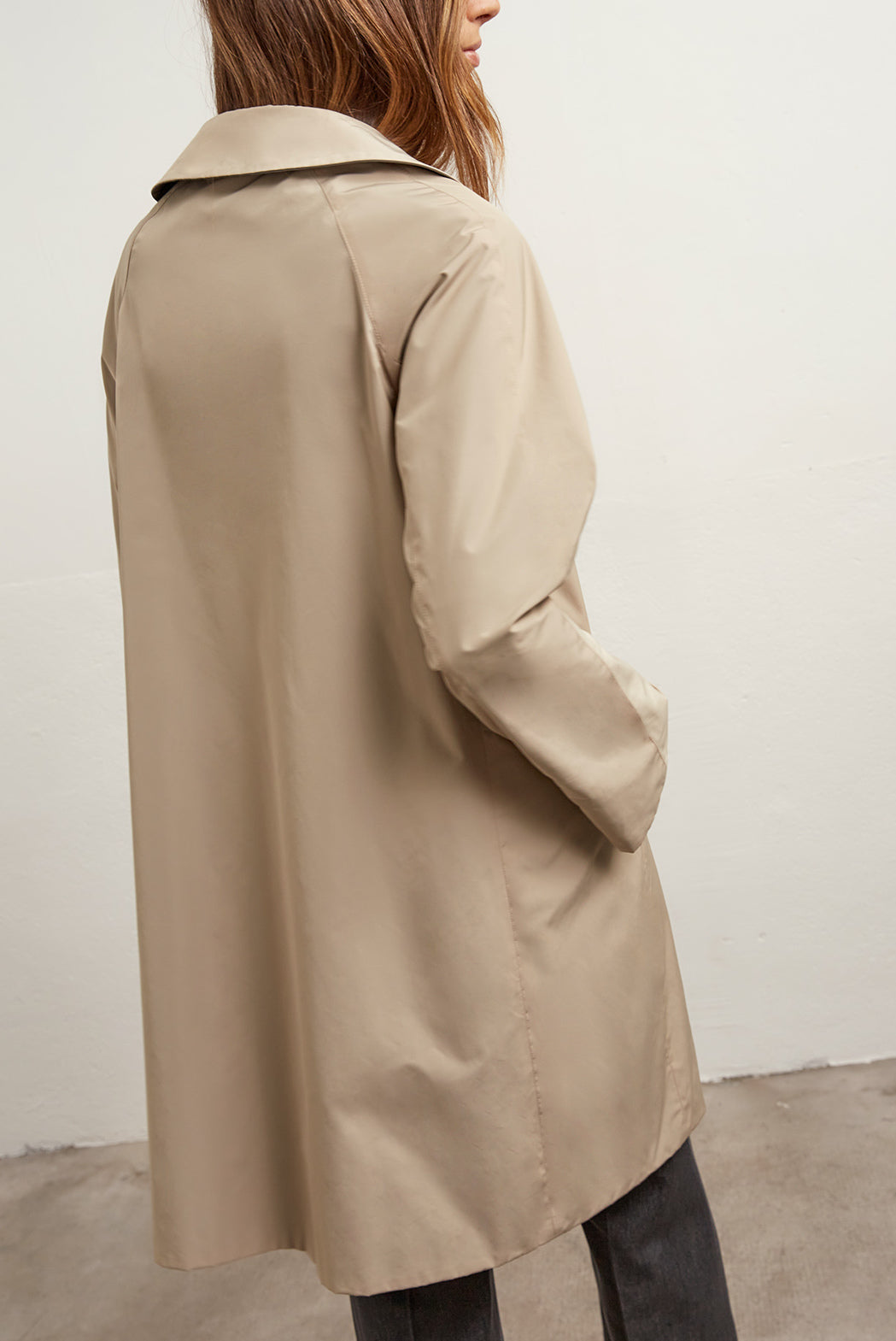 DIANA - Trench droit réversible Faume - seconde main
