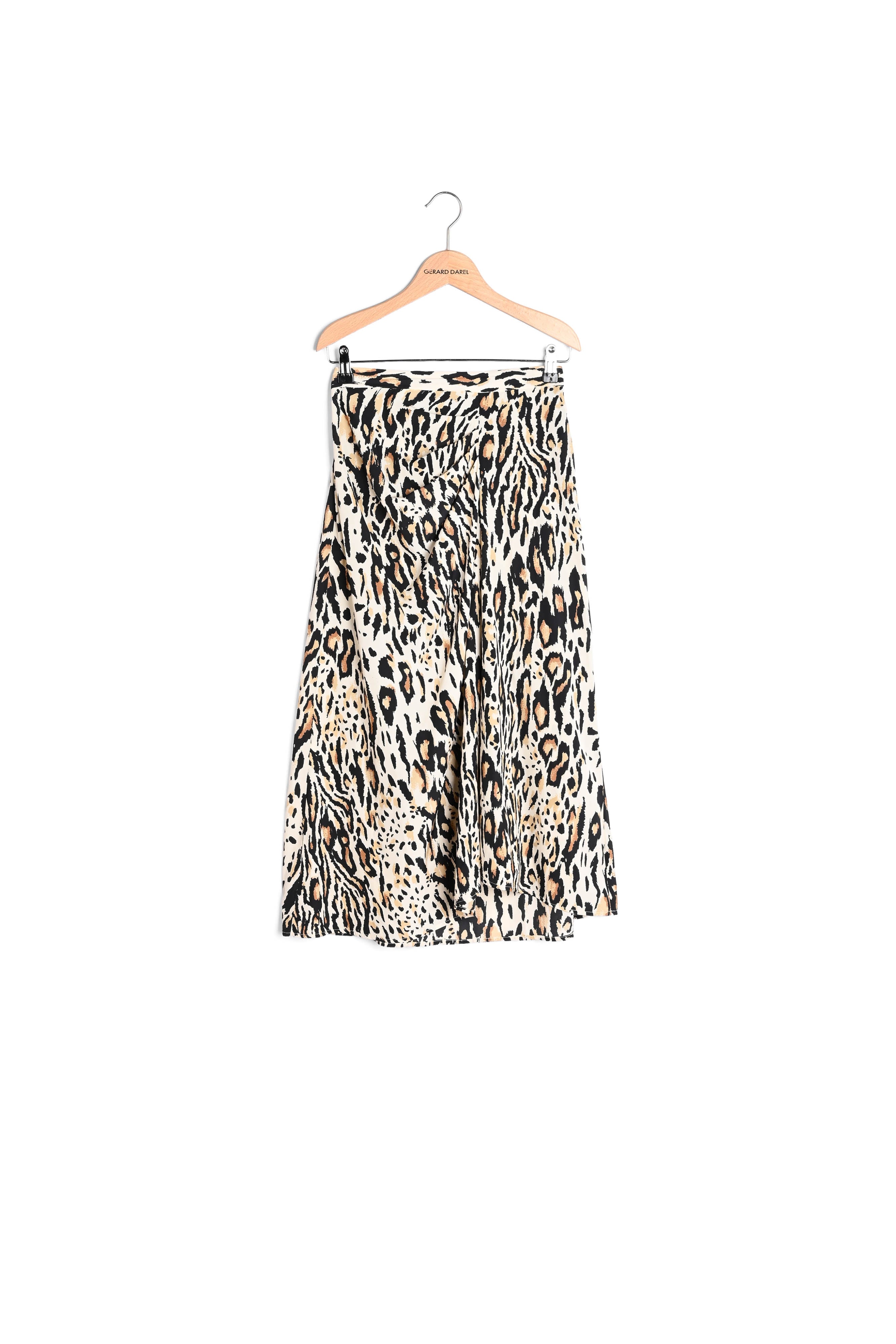 Jupe midi à imprimé léopard - BALI Faume - seconde main