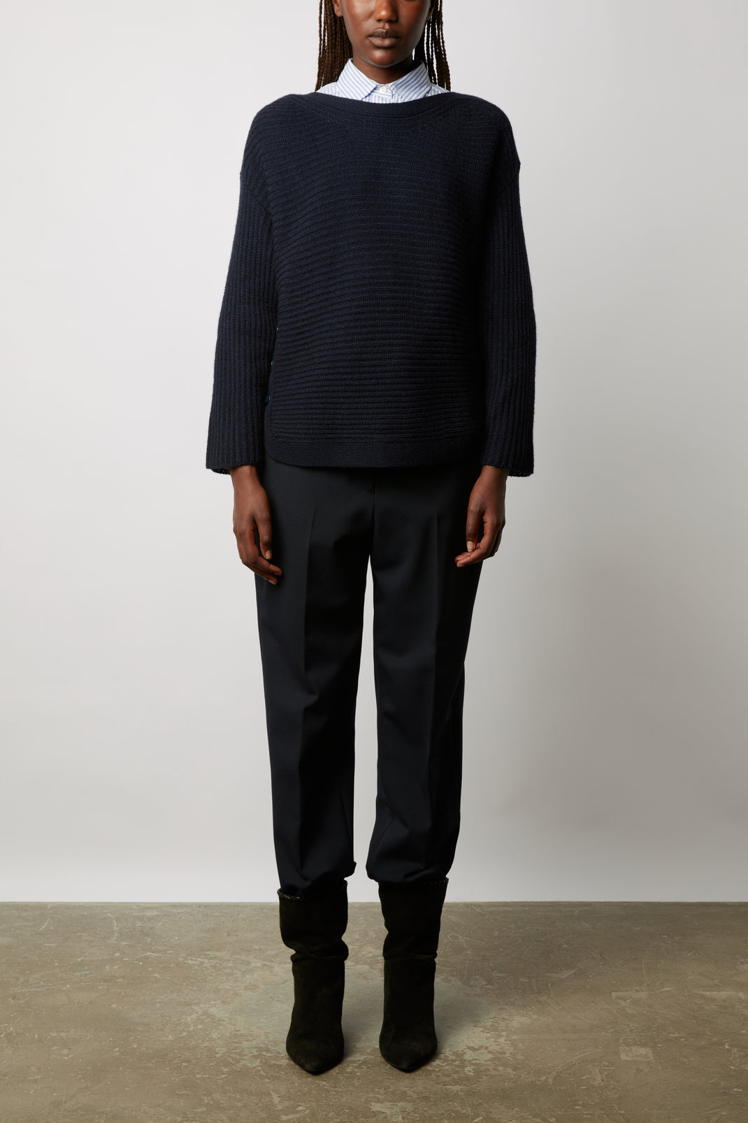 Pull uni tricotage ottoman - LIV Faume - seconde main