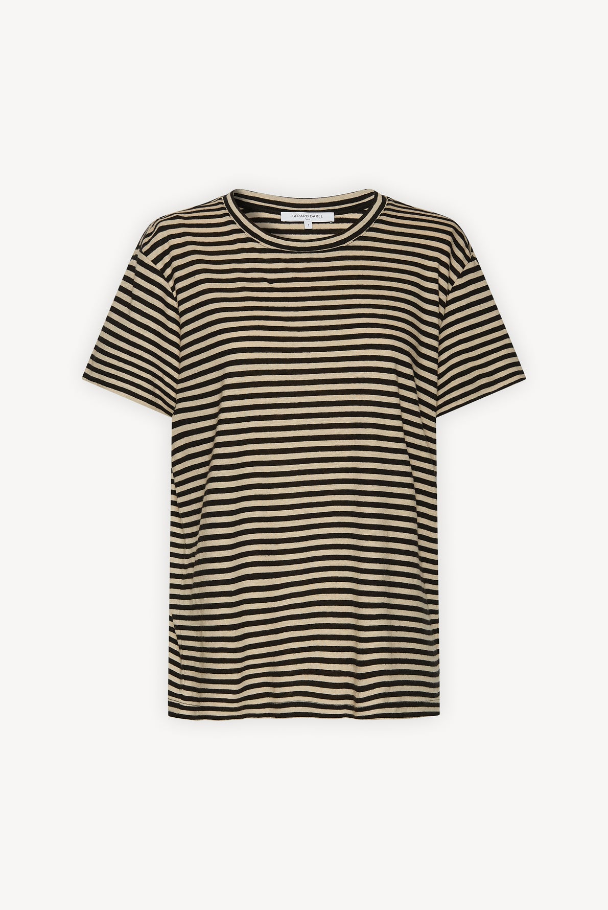 JILL - Tee-shirt à rayures en lin mélangé Faume - seconde main