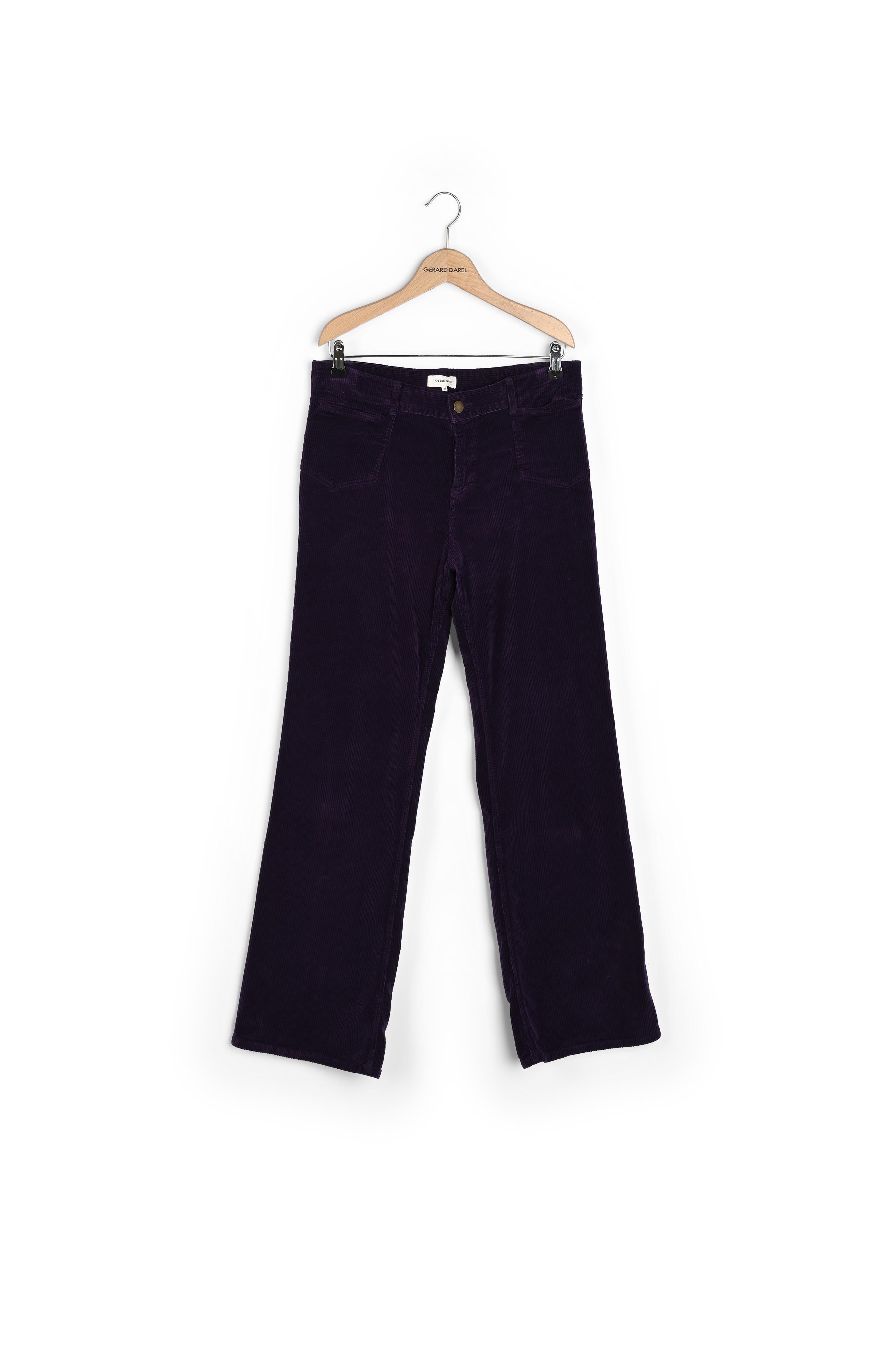 Pantalon flare en velours côtelé - ELVY Faume - seconde main