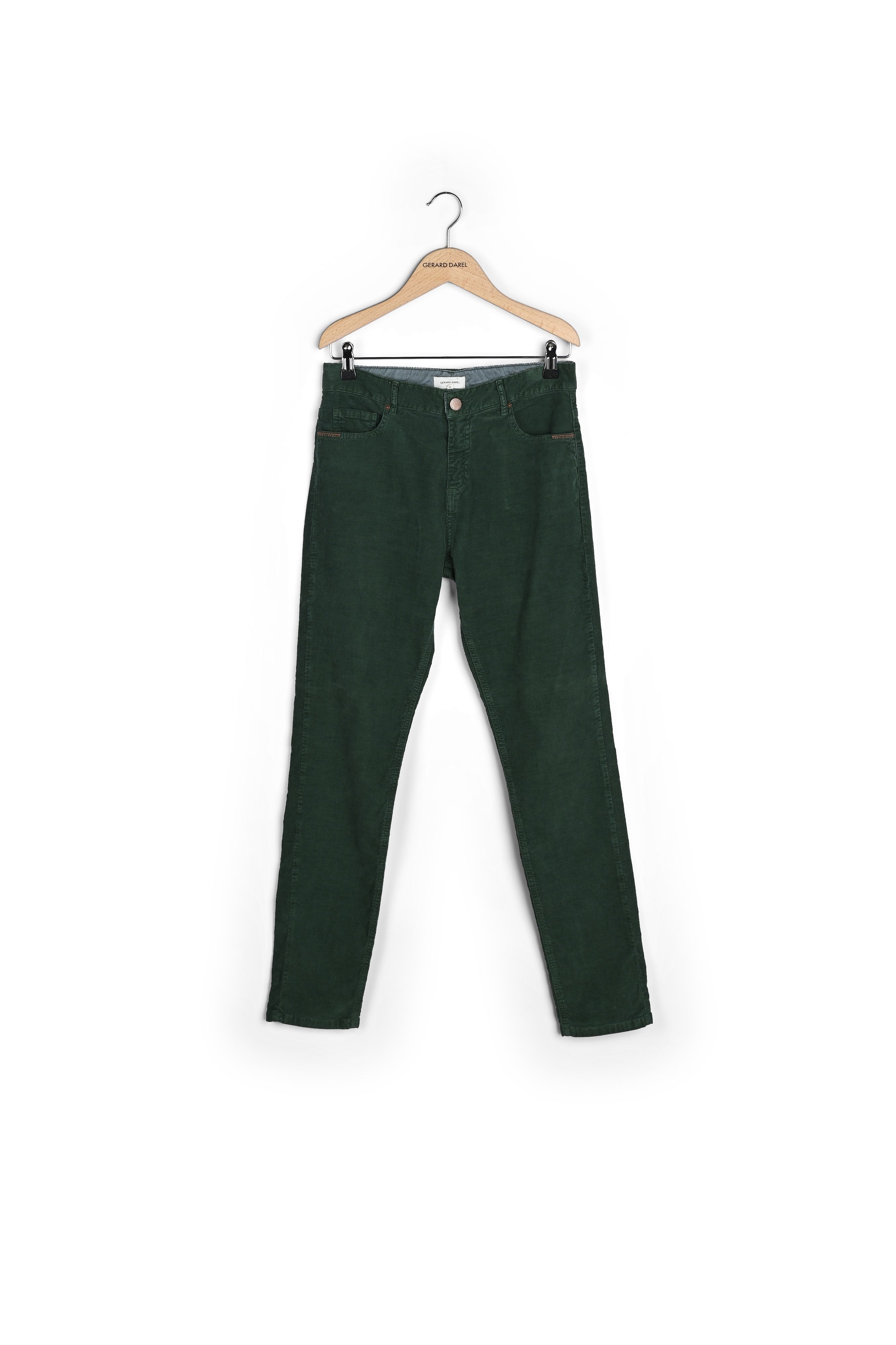 LETIZIA -Pantalon droit en velours côtelé Faume - seconde main