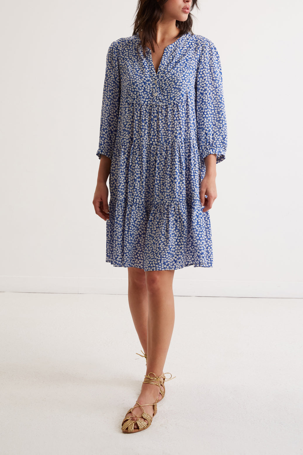 Robe courte à fleurs - JUDITH Faume - seconde main