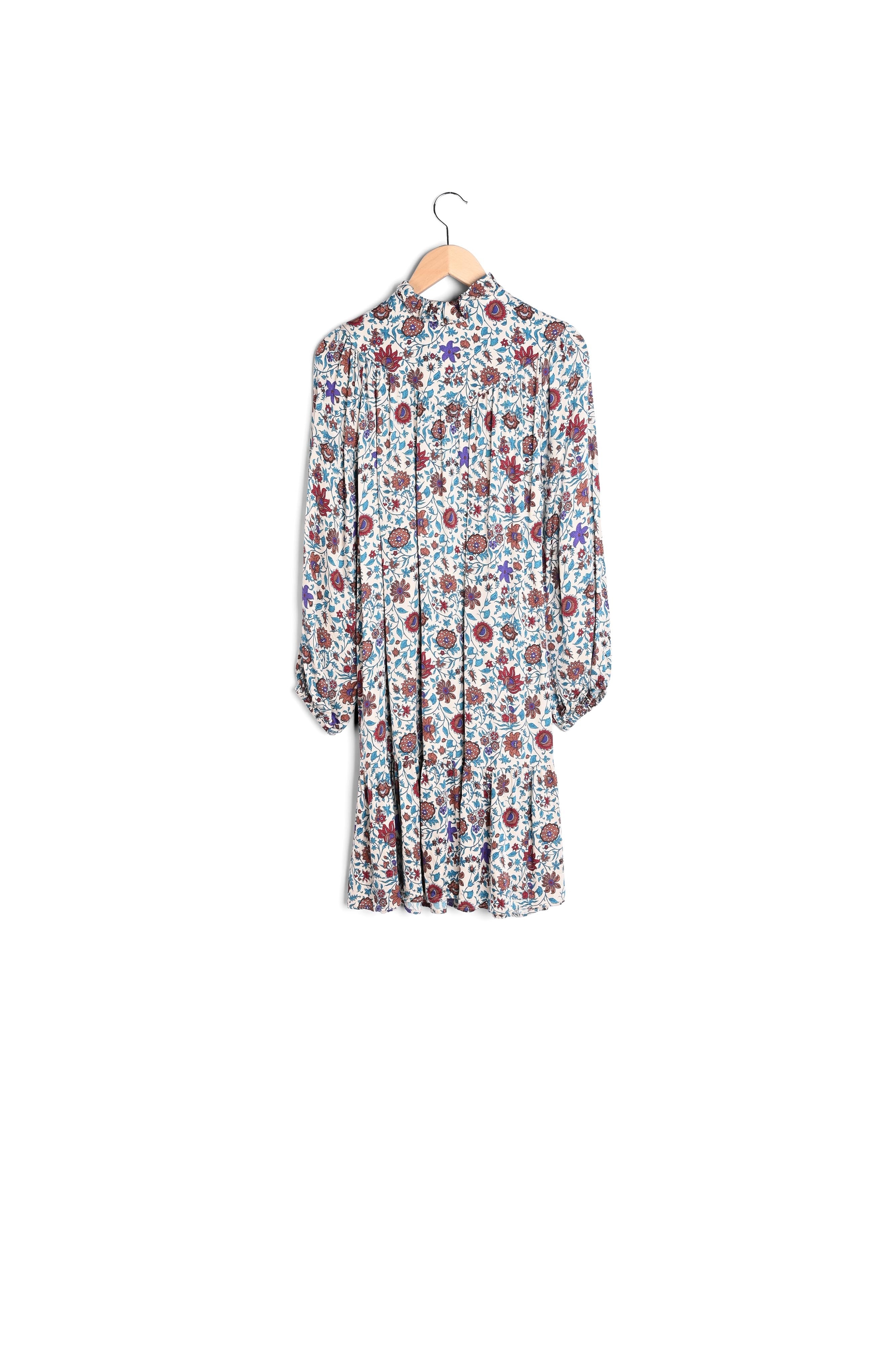 Robe courte à motif fleuri - JOHANA Faume - seconde main