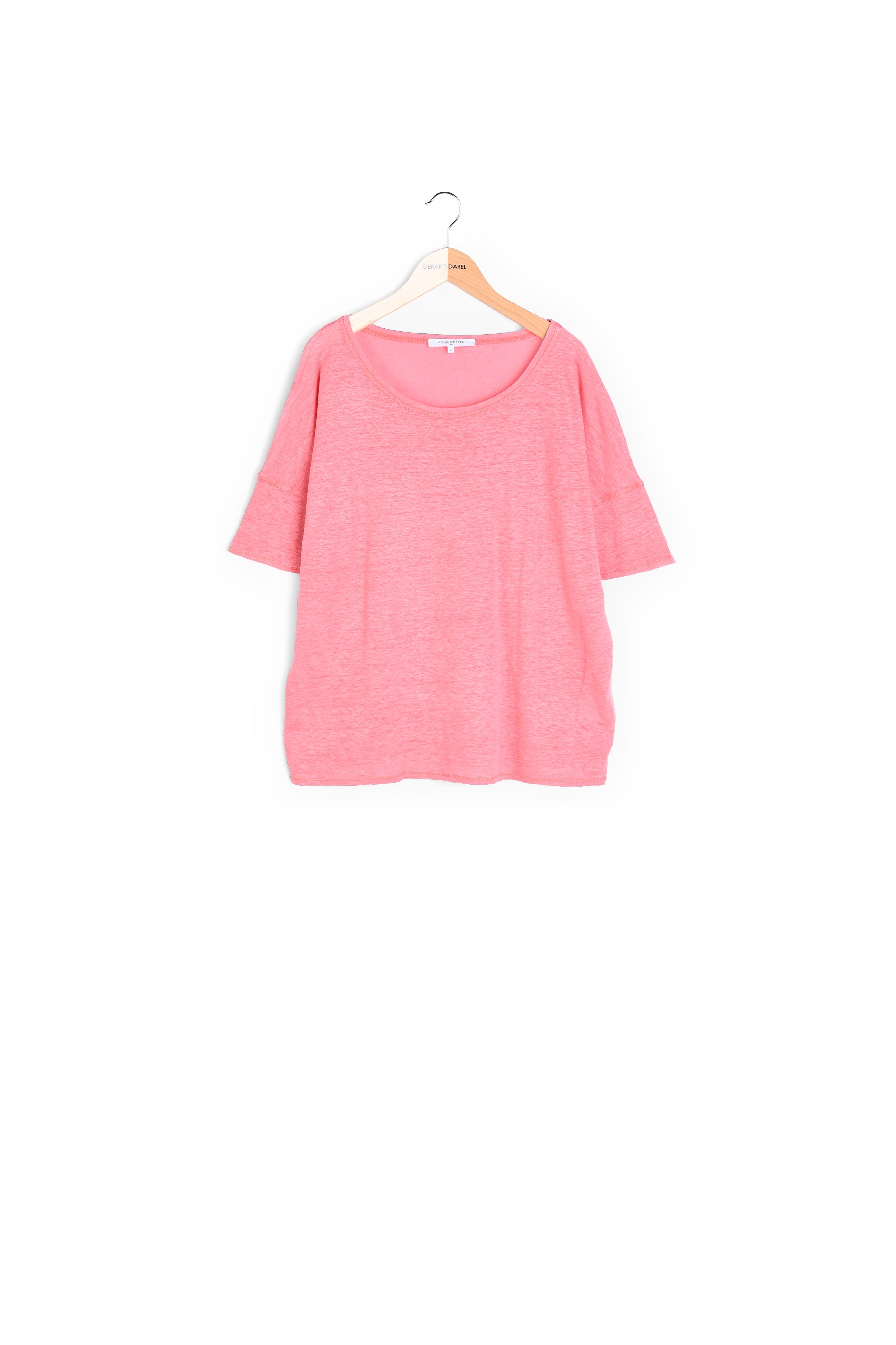 JOANIE - Tee-shirt oversize en lin Faume - seconde main