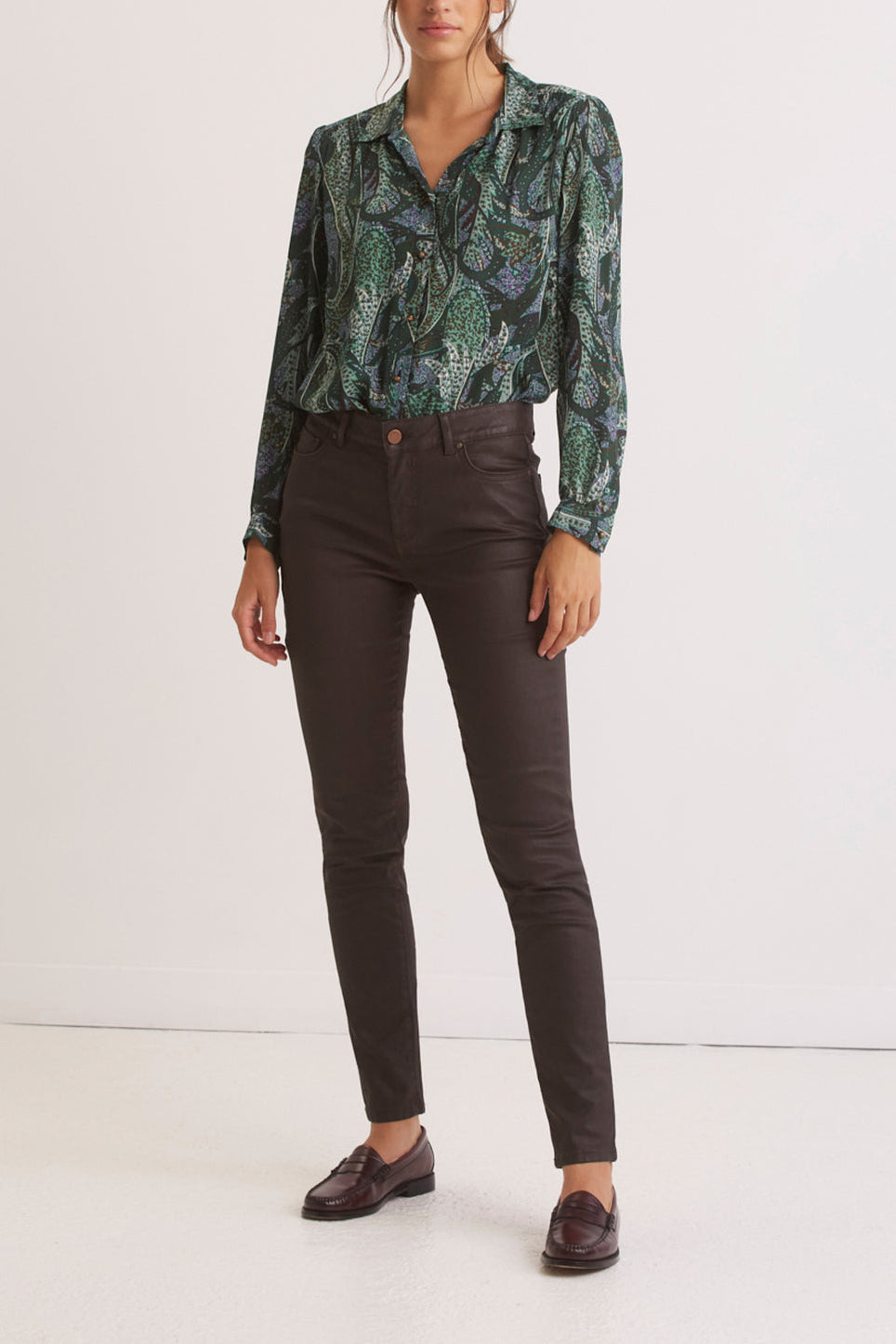 Pantalon slim coloré - ERIN Faume - seconde main