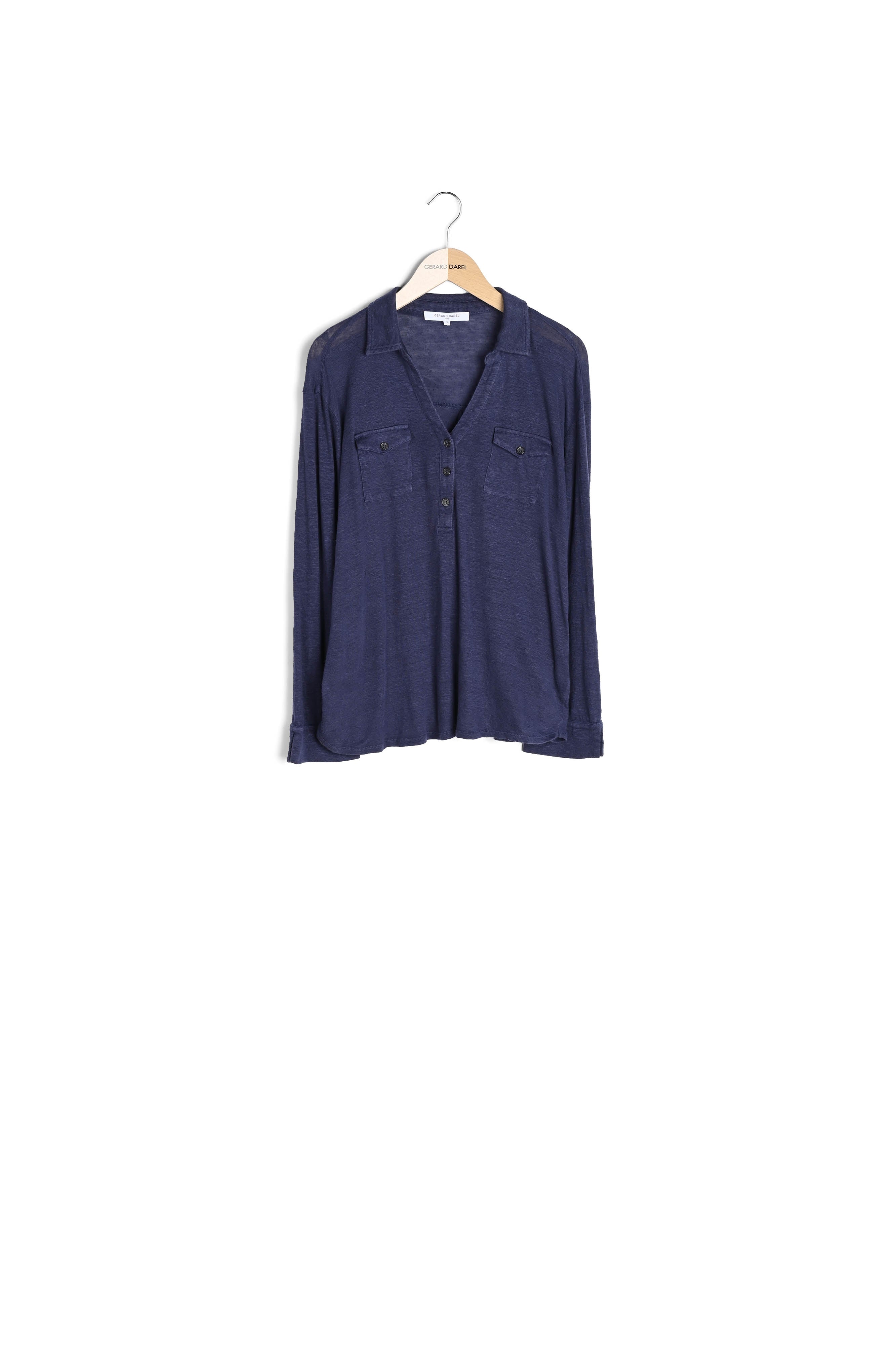 JEANNE - Chemise en jersey de lin Faume - seconde main