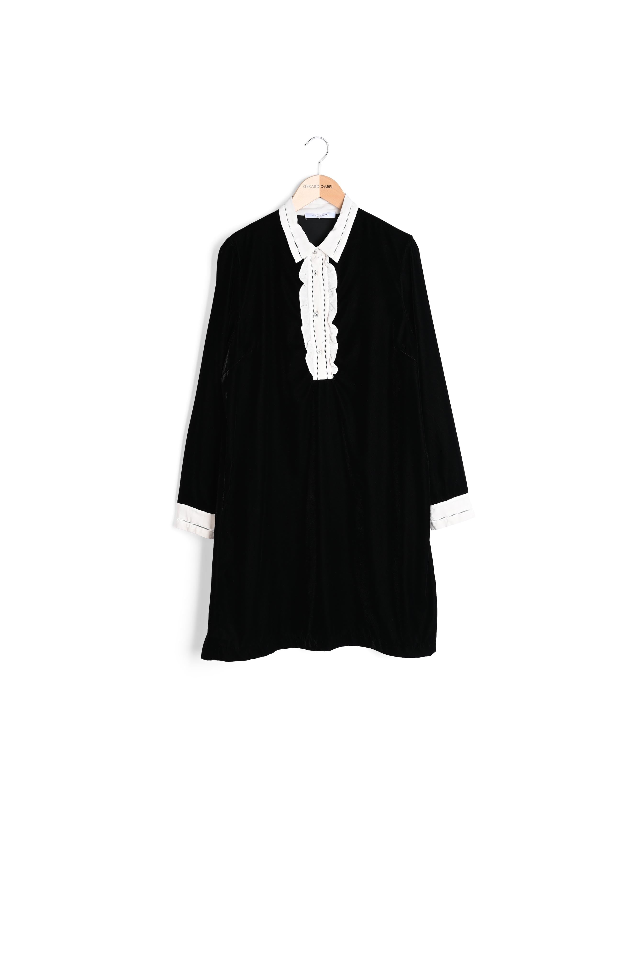 DEVY - Robe droite en crêpe Faume - seconde main