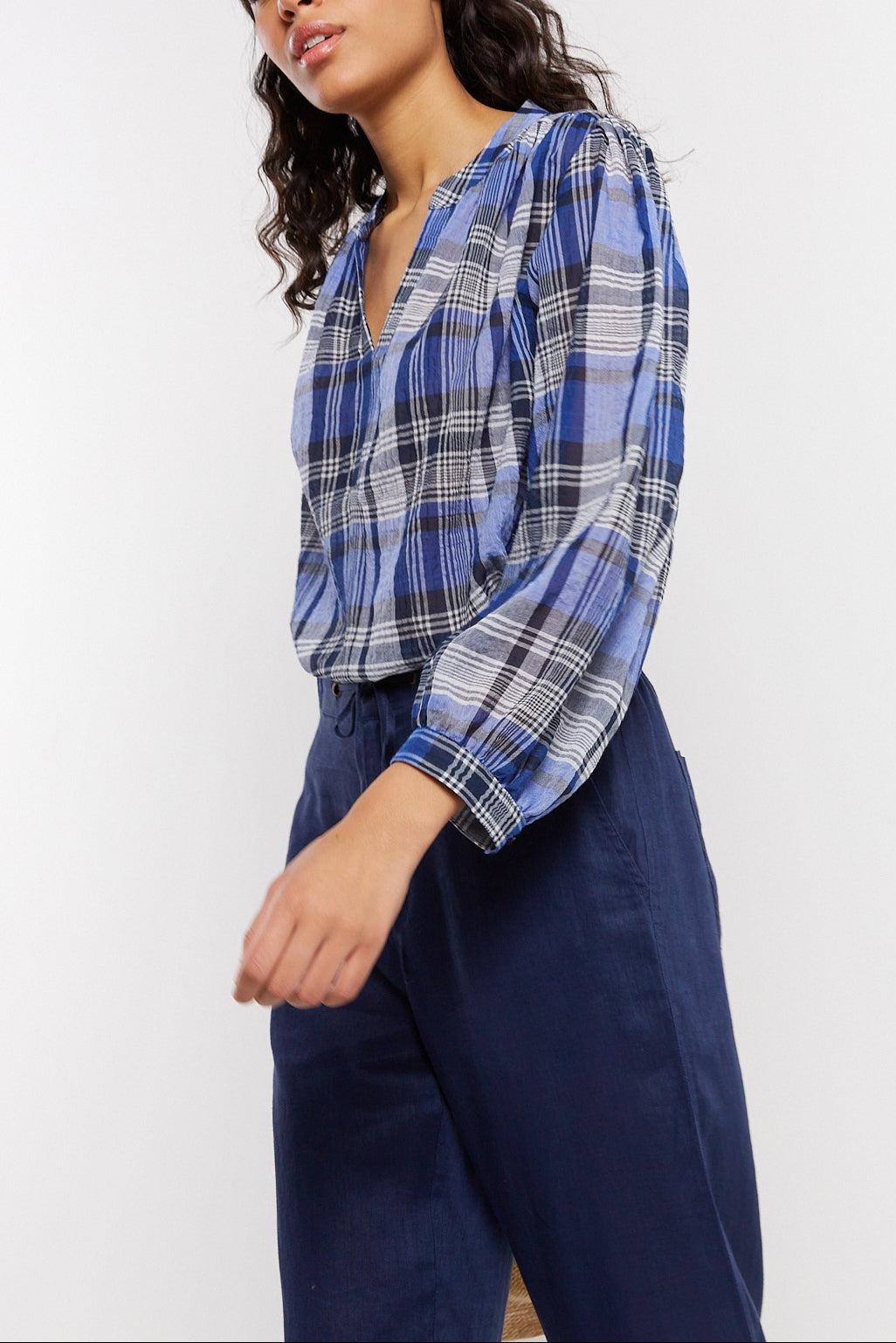 Blouse à carreaux - CLEMENCIA Faume - seconde main