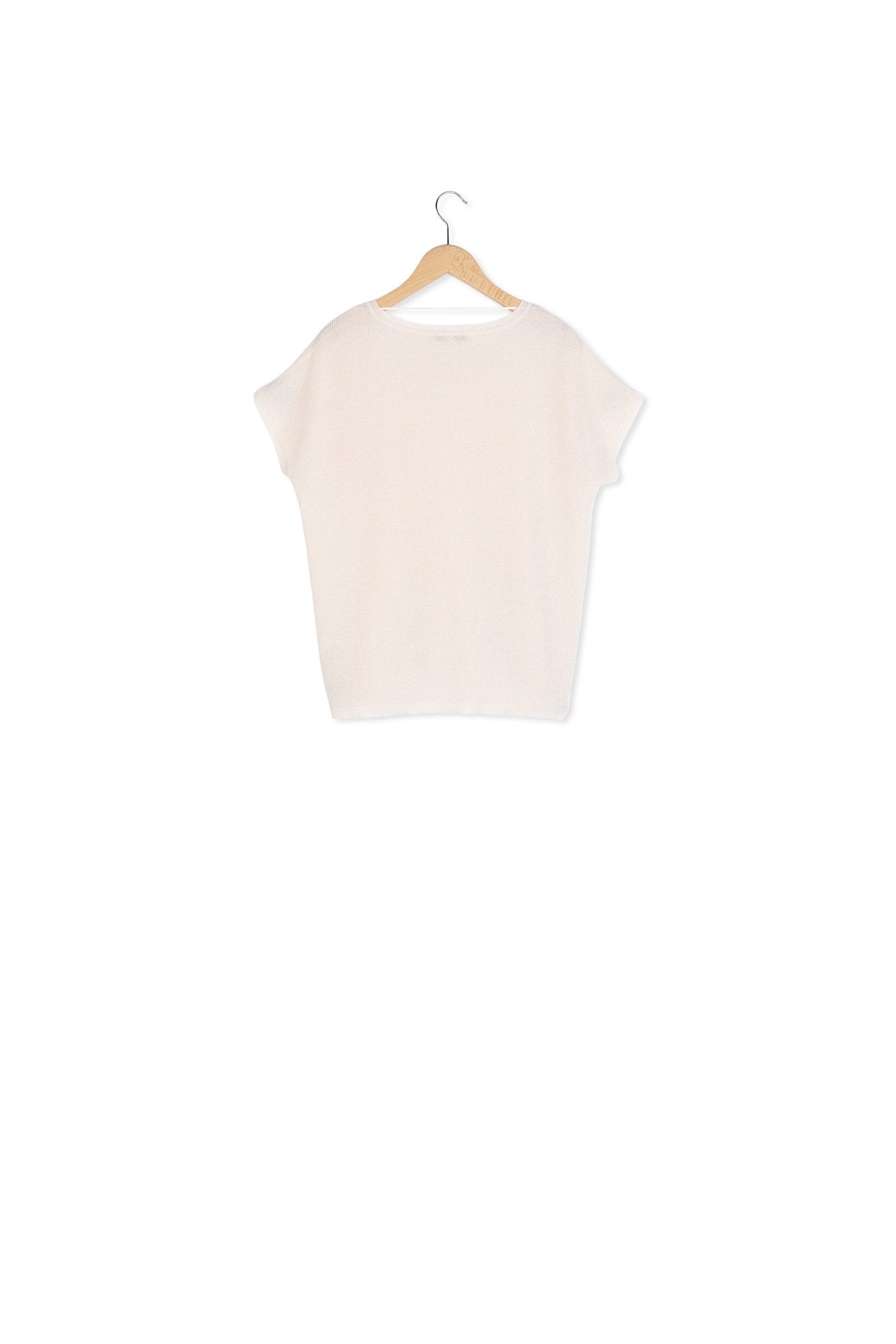 Pull manches courtes en maille fine - LILA Faume - seconde main