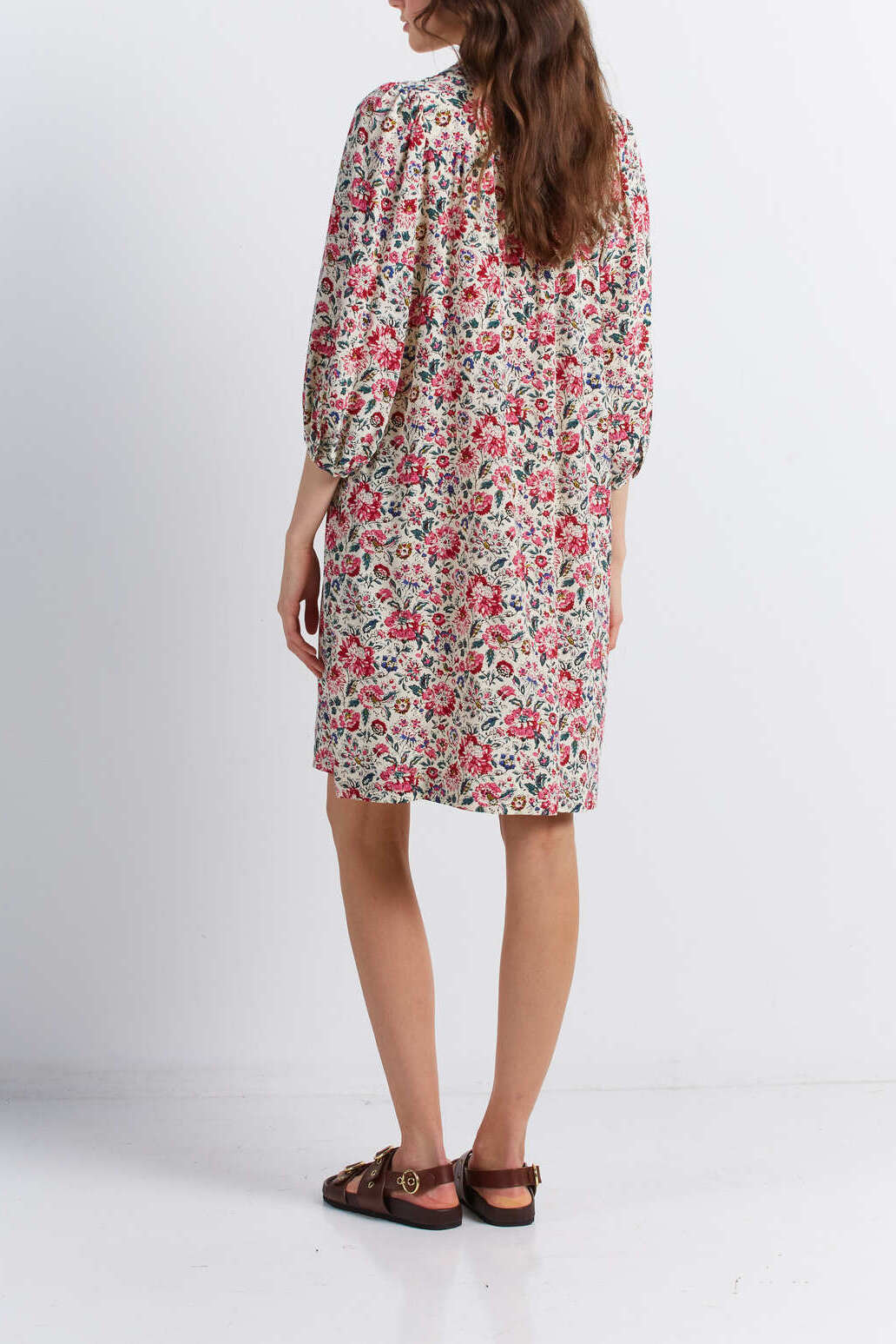 Robe à plastron smocké - JIA Faume - seconde main