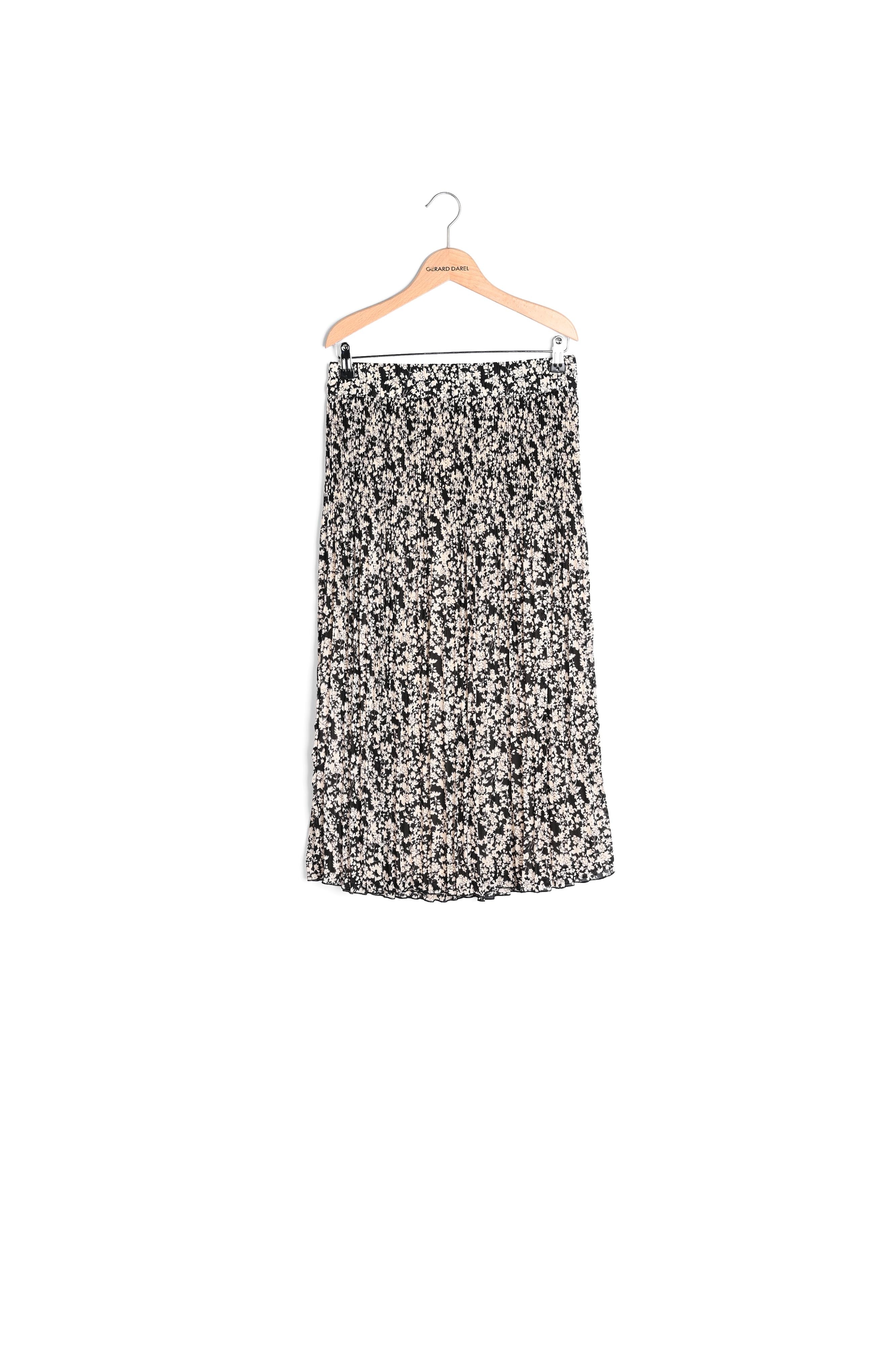 Jupe plissée en crêpe mousseline - BARBARA Faume - seconde main