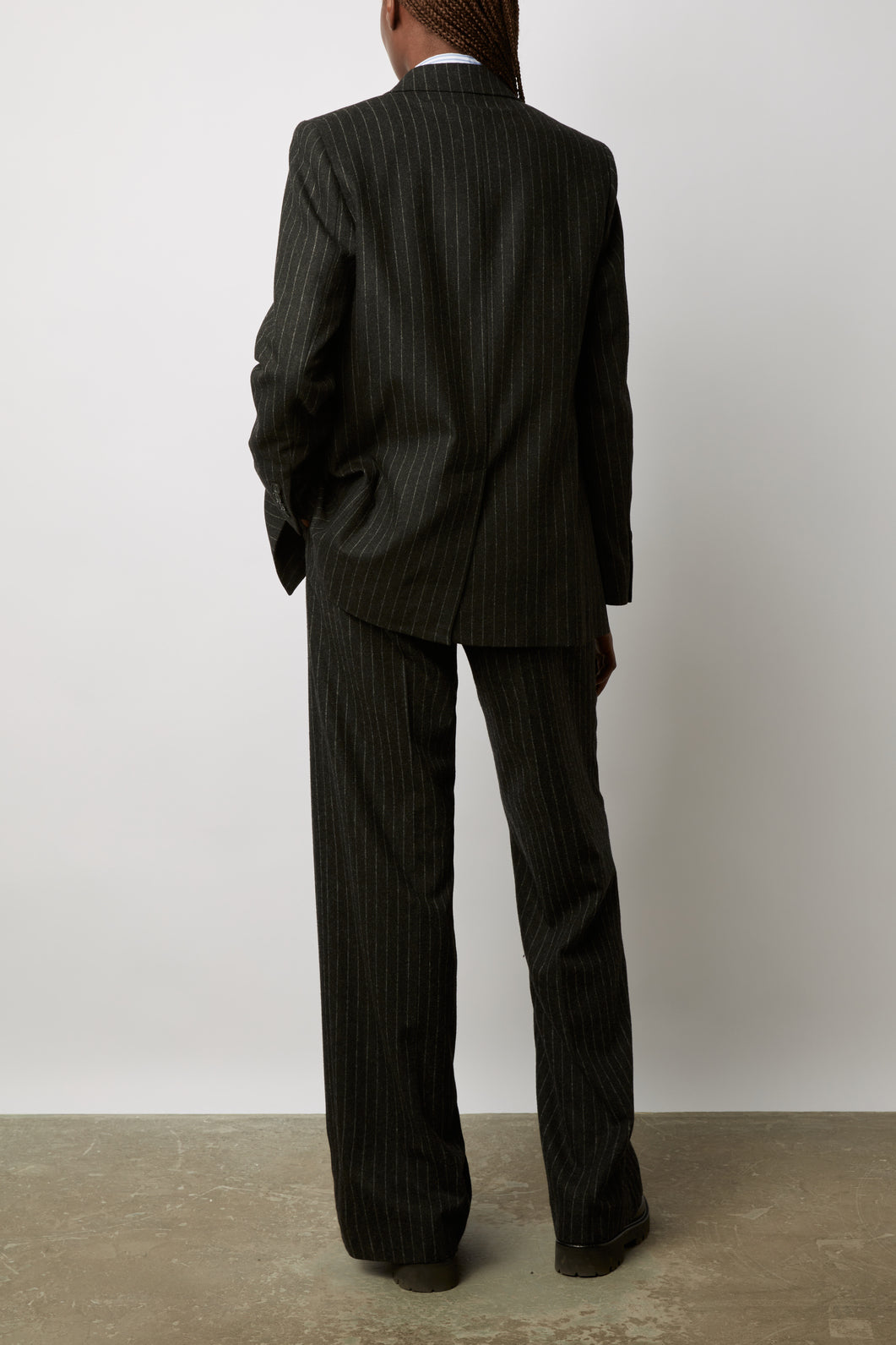 Veste en flanelle à rayures - EWAN Faume - seconde main