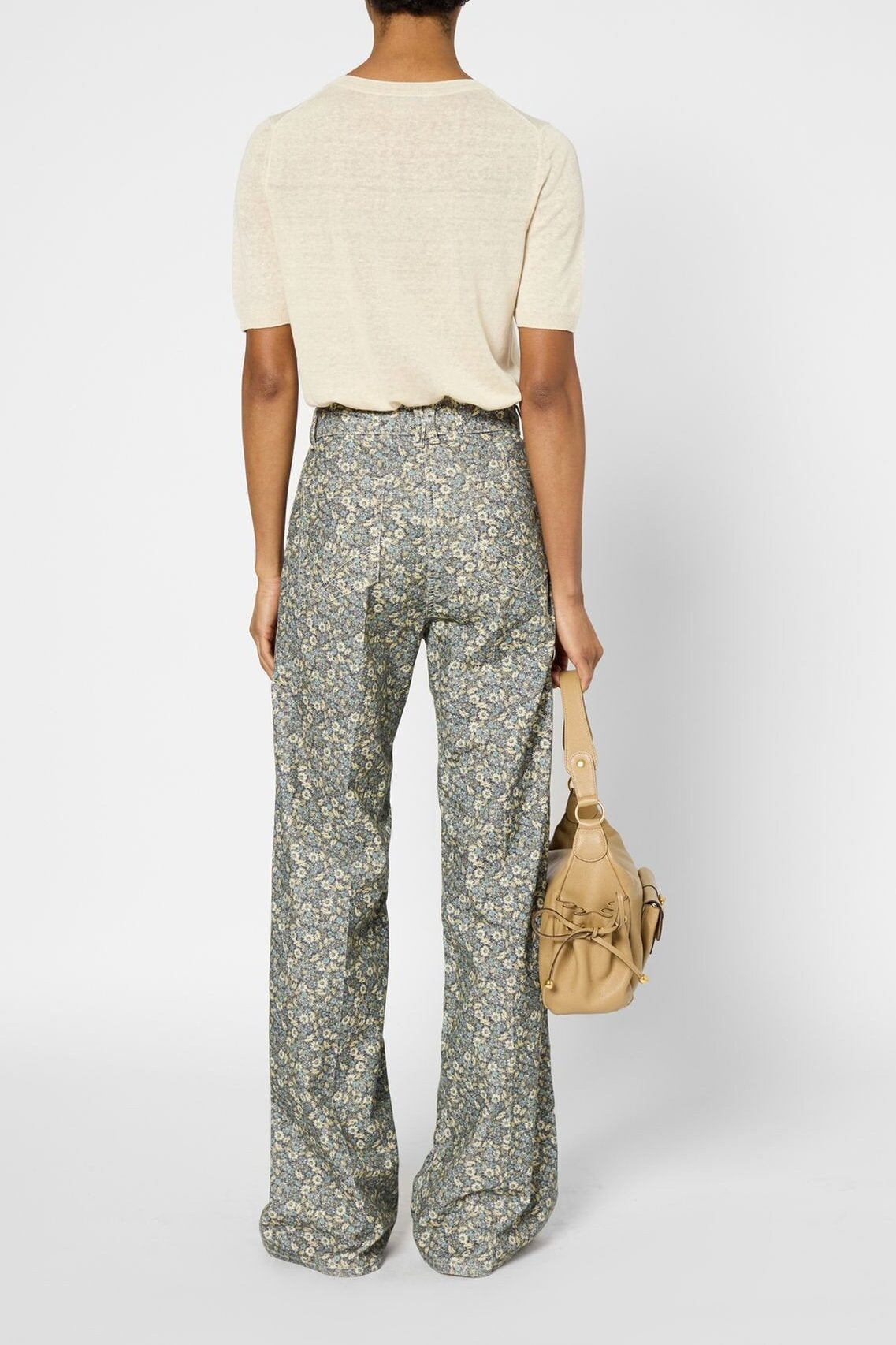 Pull à manches courtes en lin mélangé - JAMY Faume - seconde main