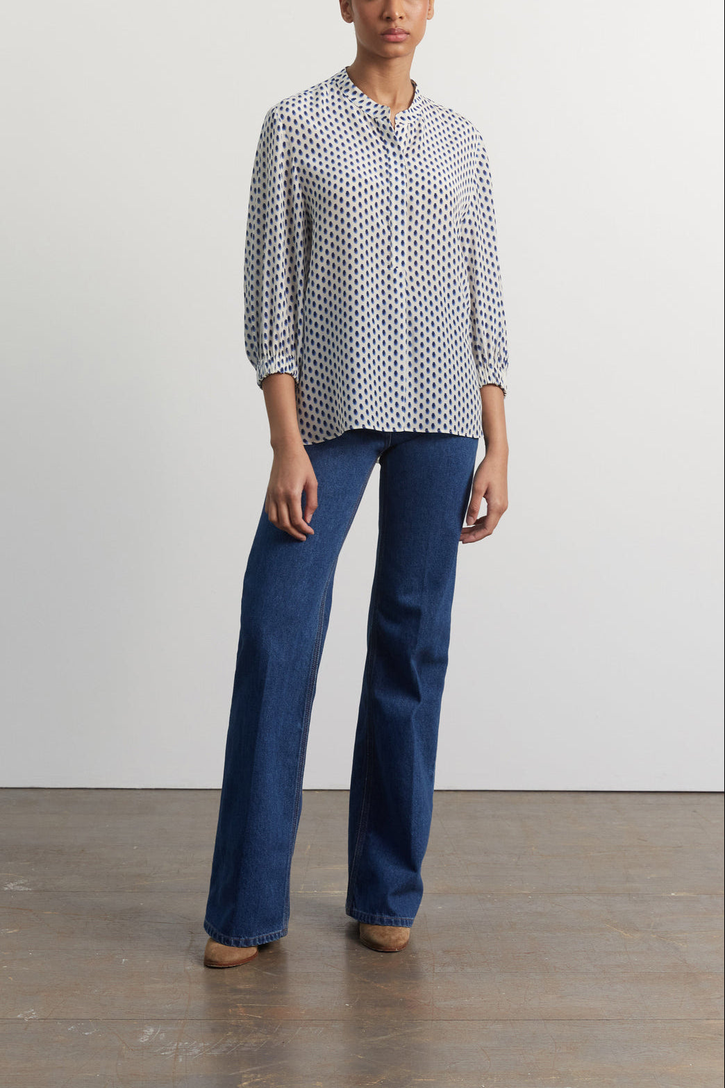 Blouse en soie - CALLYSTA Faume - seconde main