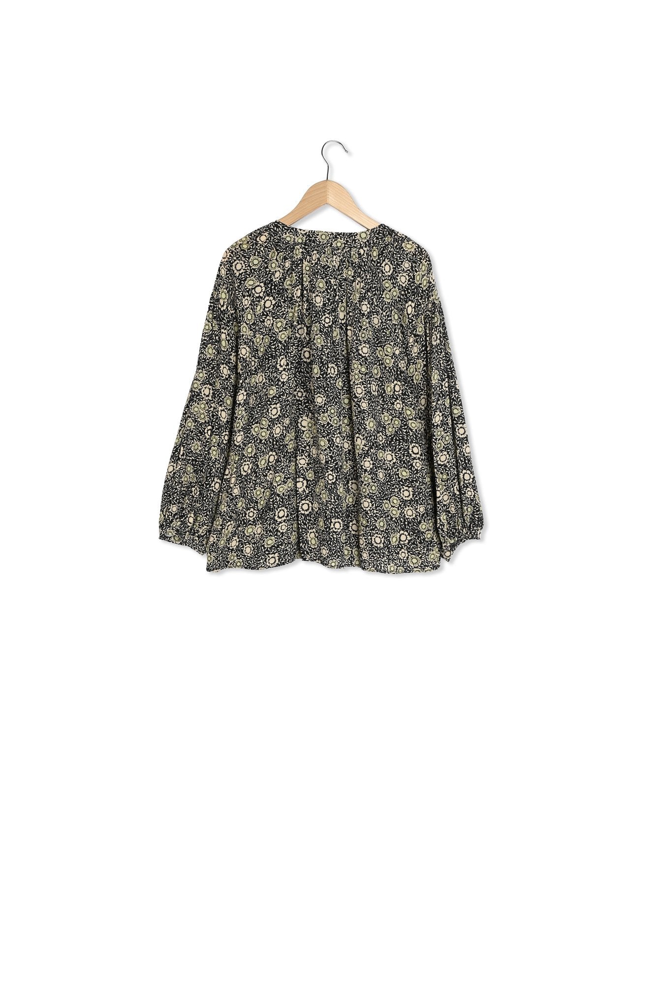 Blouse à fleurs et col rond - ADENA Faume - seconde main