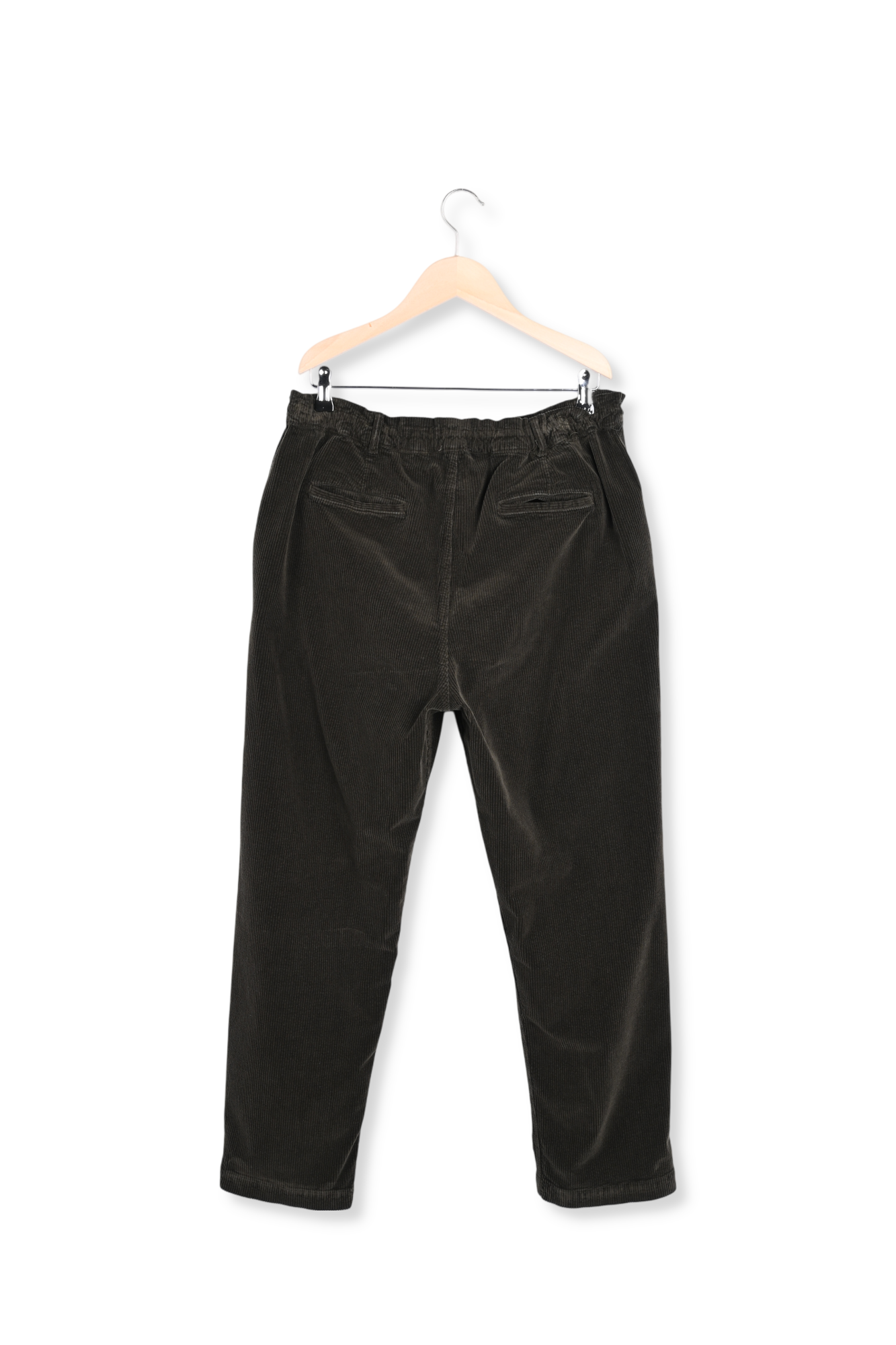 Pantalon élastiqué en velours à côtes - NYMPHIE Faume - seconde main