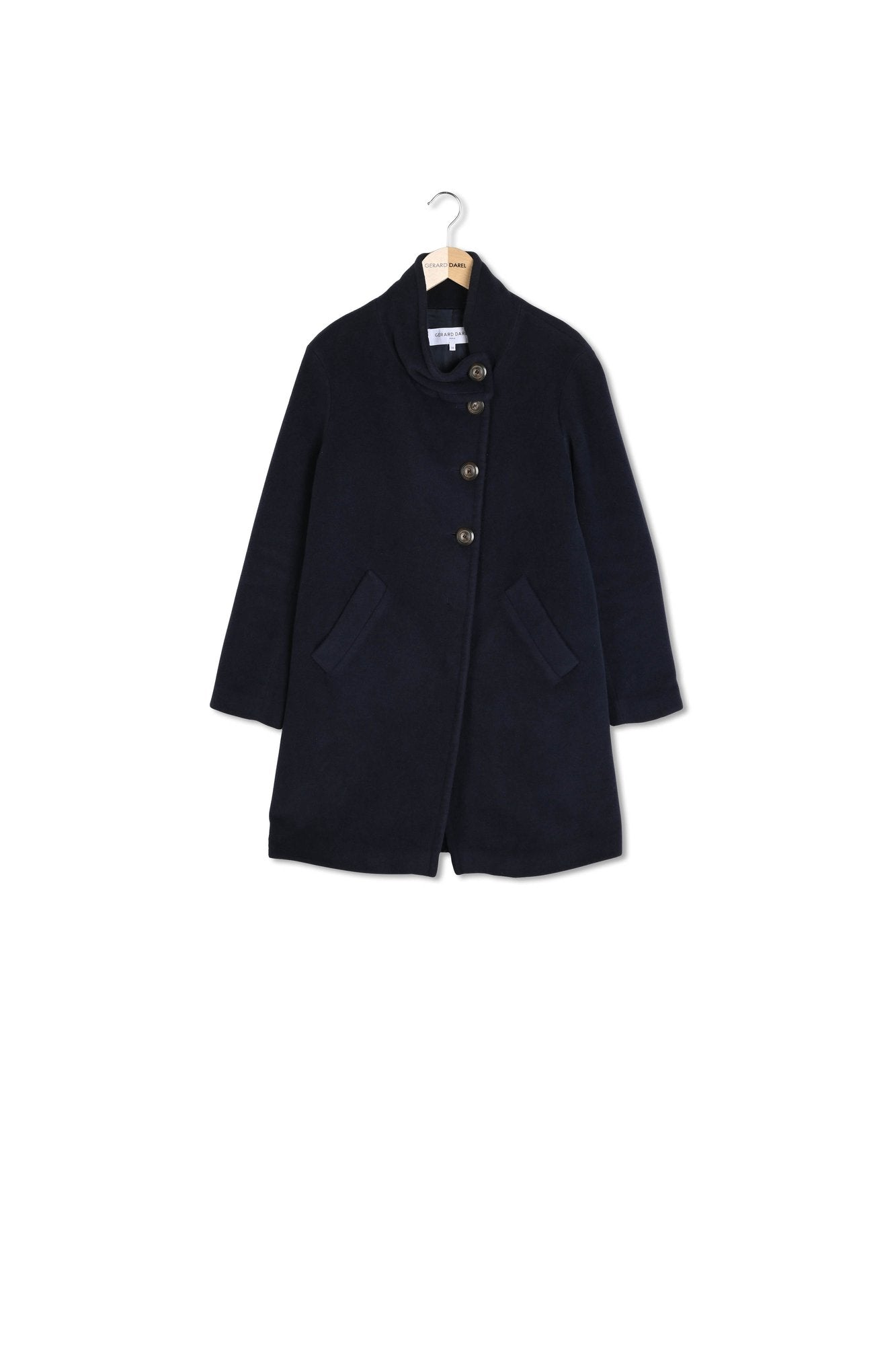 PHOEBE - Manteau en laine vierge et angora Faume - seconde main