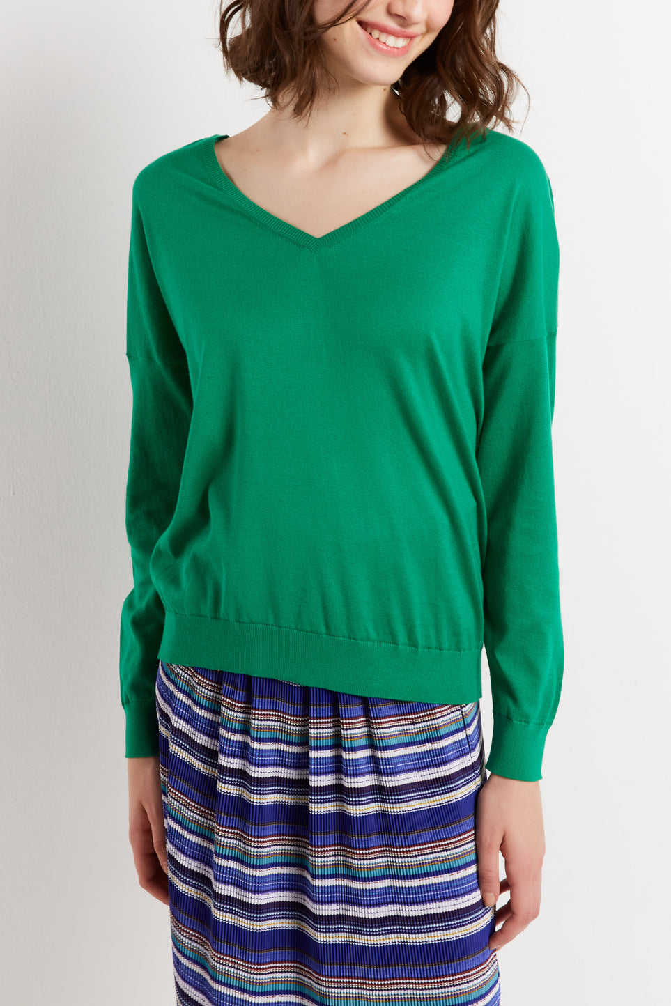 Pull V en coton - LENY Faume - seconde main