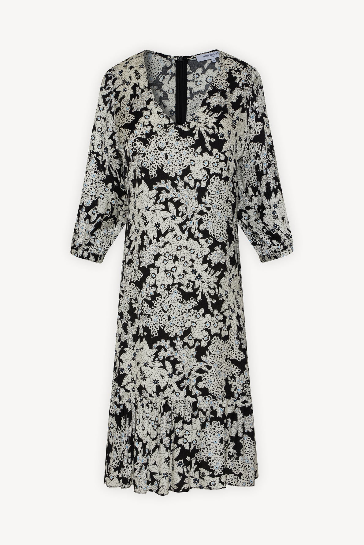 Robe fleurie à volant - JIN Faume - seconde main