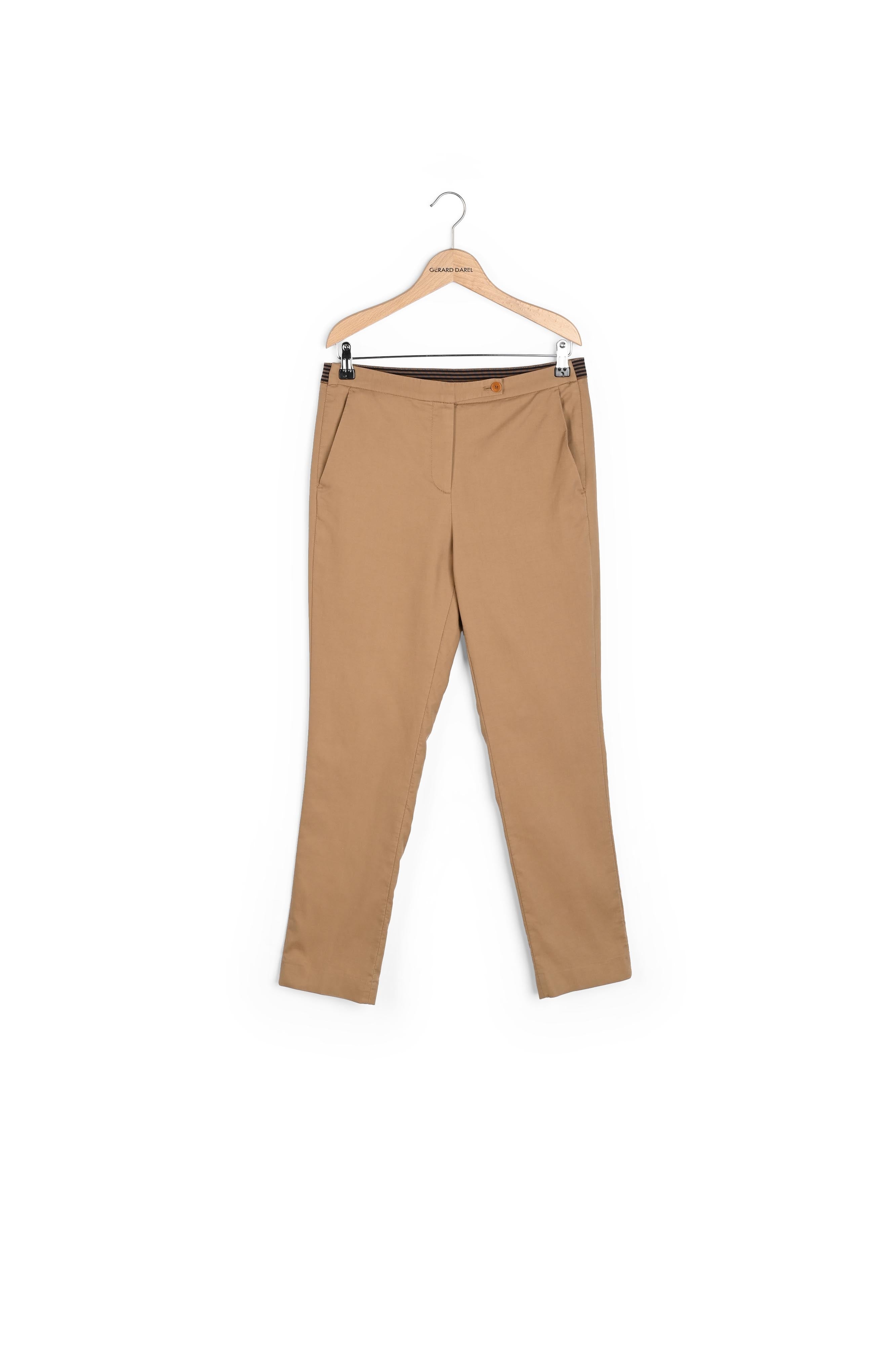 MANDY - Pantalon de tailleur 7/8 en coton Stretch Faume - seconde main