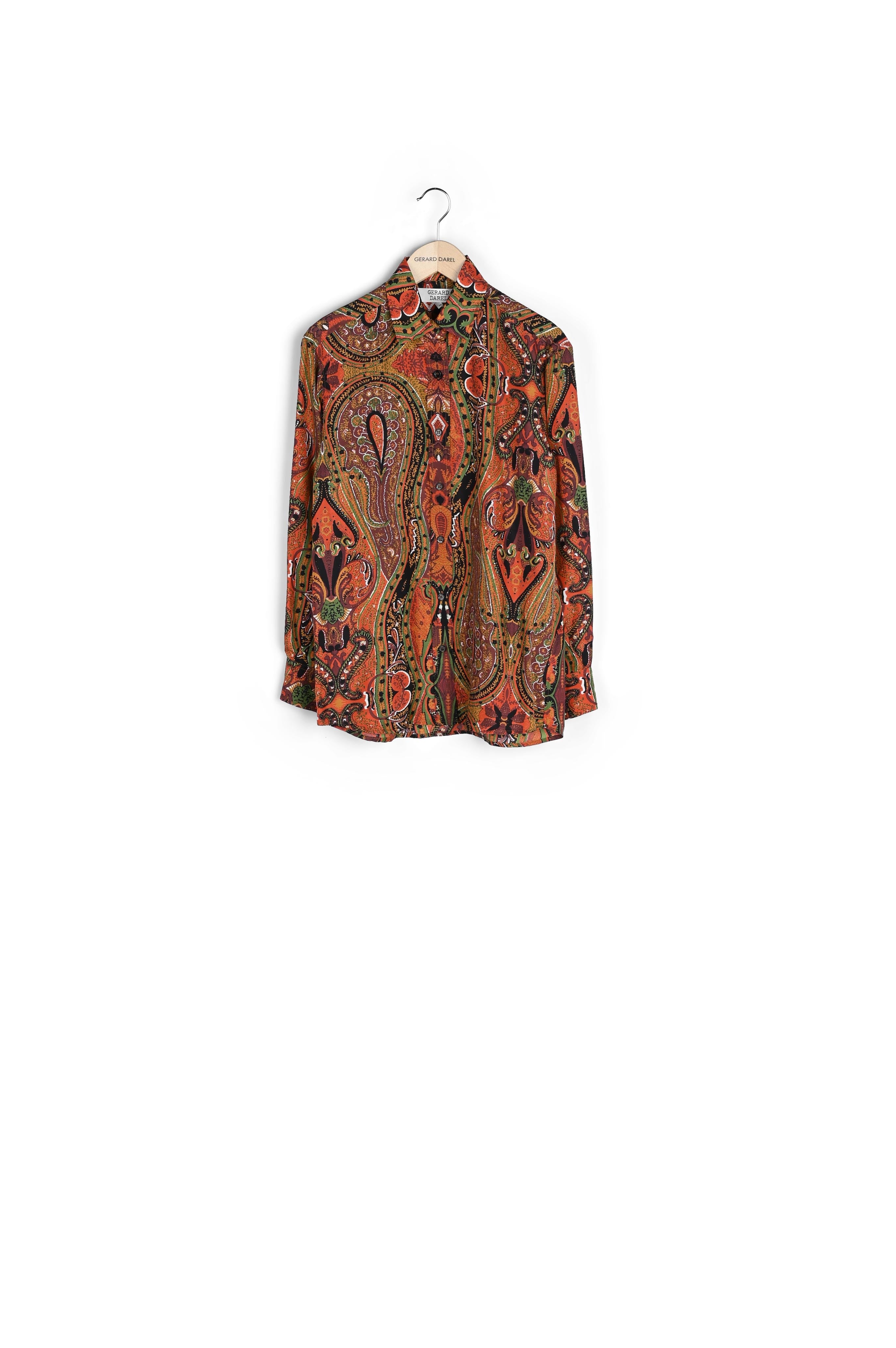 Chemise en soie imprimée Faume - seconde main