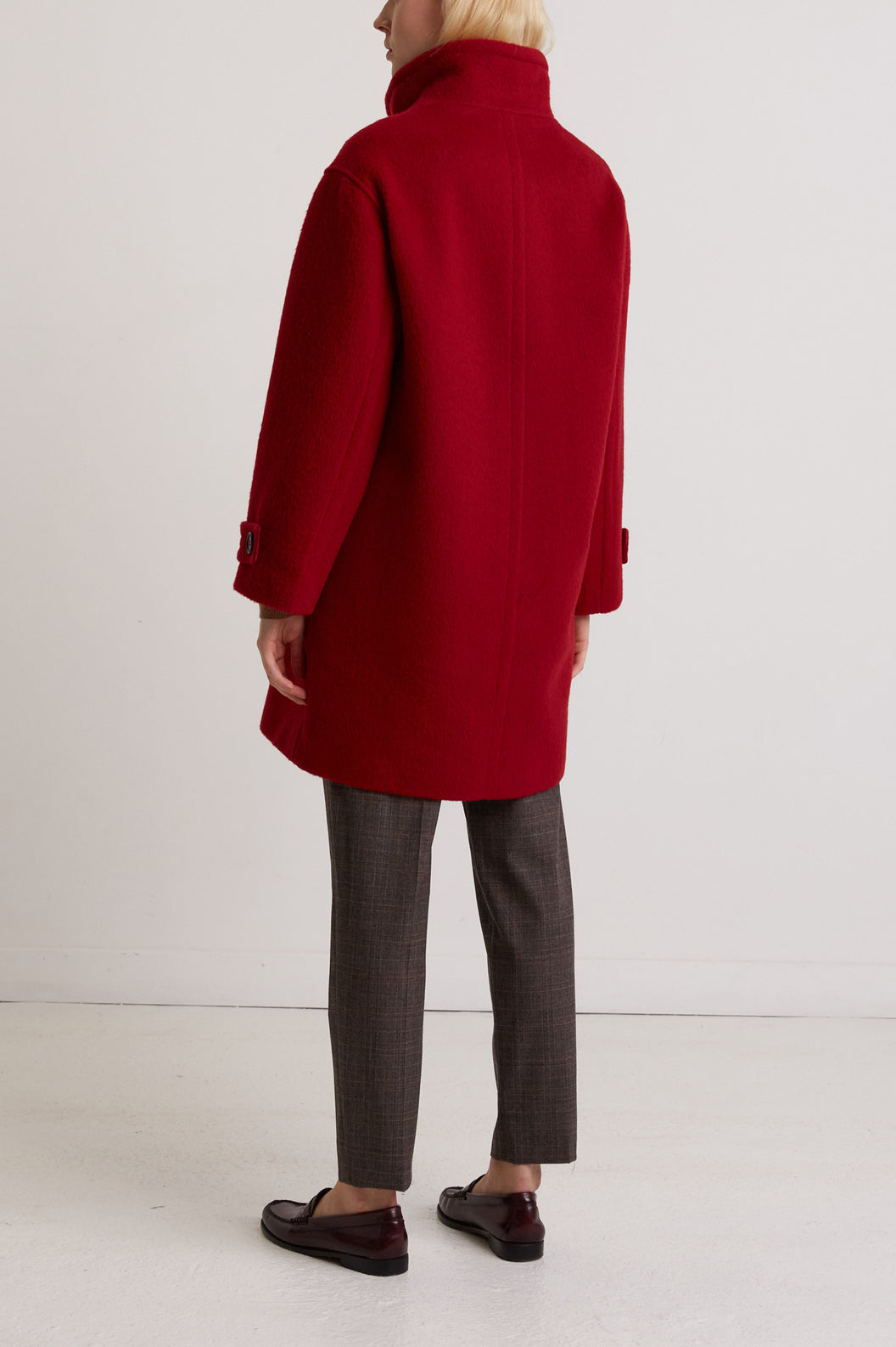 Manteau droit en lainage - SOFIA Faume - seconde main